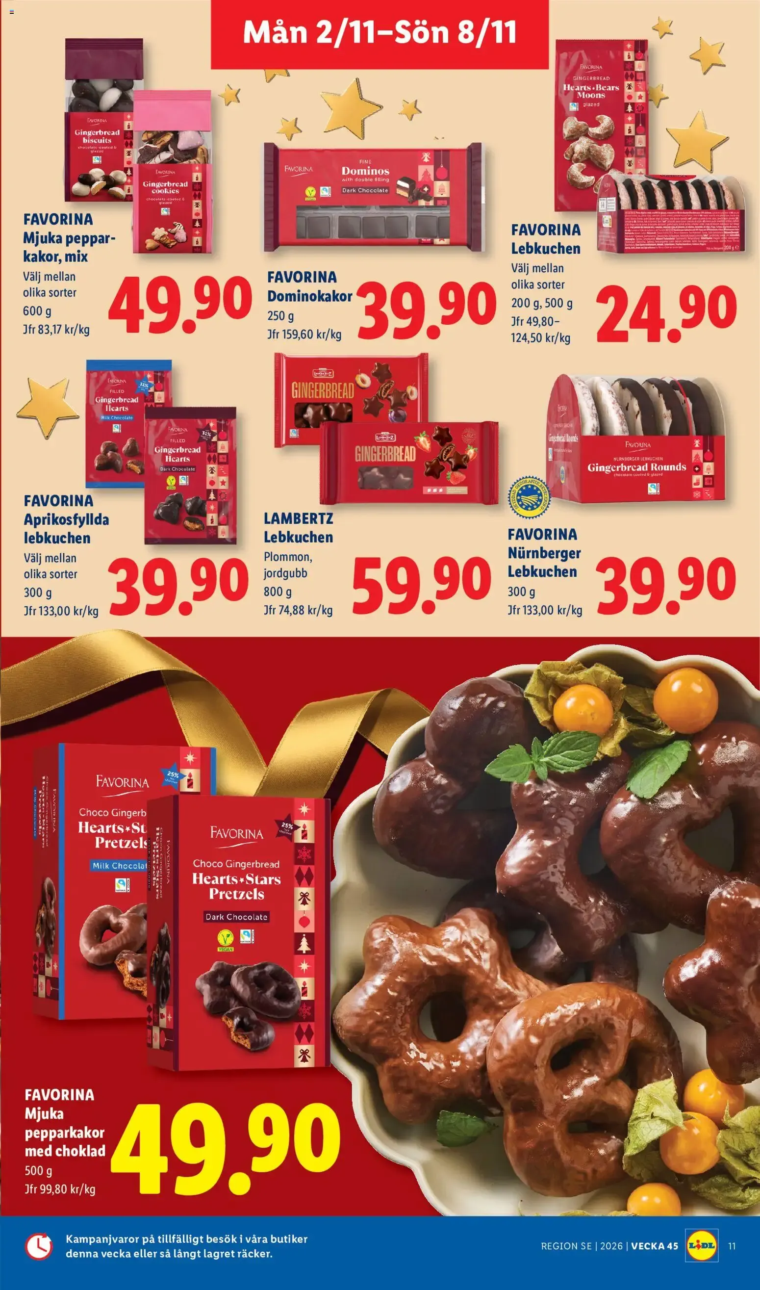 Lidl - erbjudanden från 02/11/2026 - 08/11/2026 > Reklamblad nuvarande rabatter från 2 november till 8 november 2026 - Reklamblad sidor 11