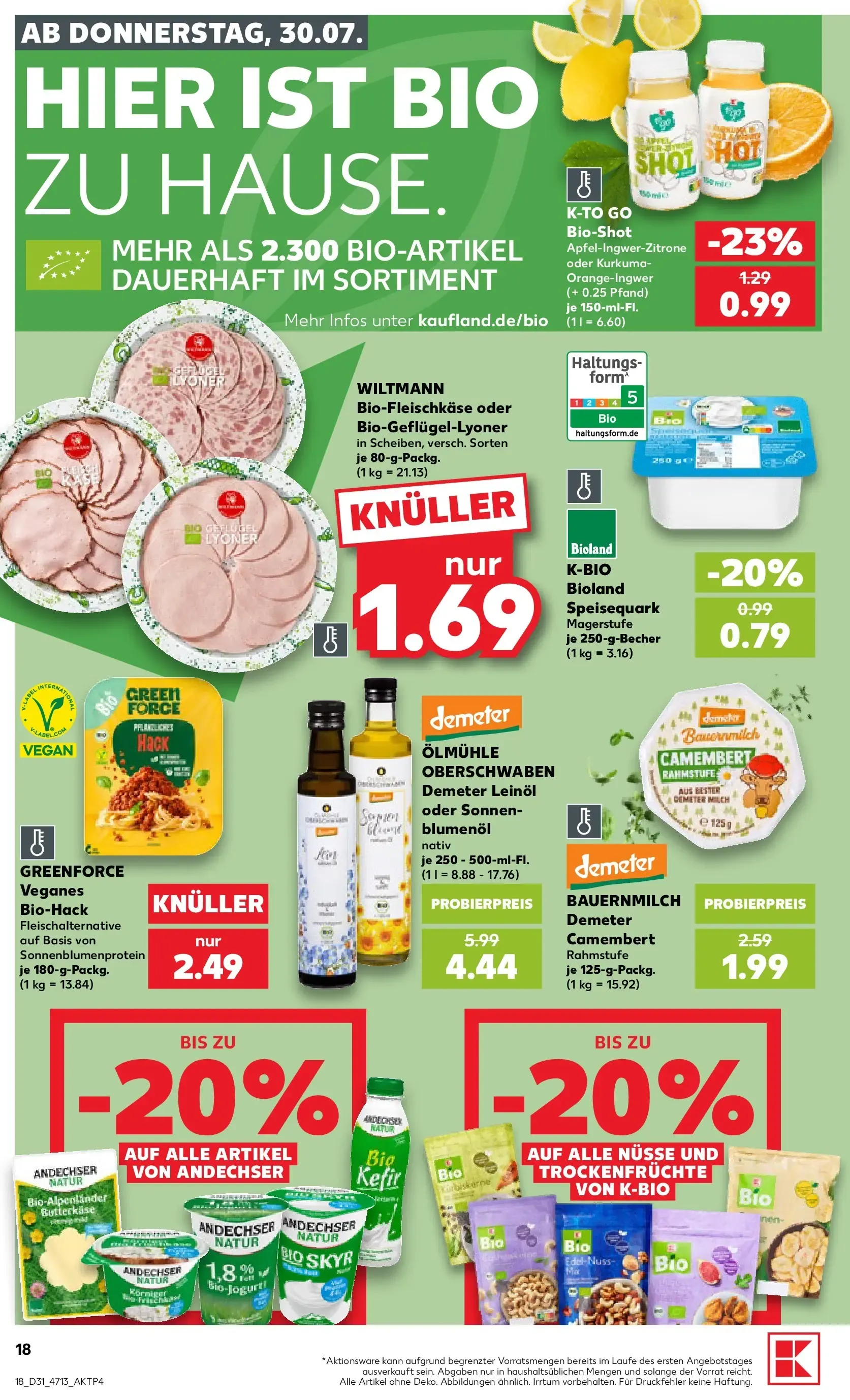 Prospekt Kaufland ab 30.07.2026 » Angebote Online zum Blättern von 30. Juli bis 5. August 2026 - Prospekt seite 18