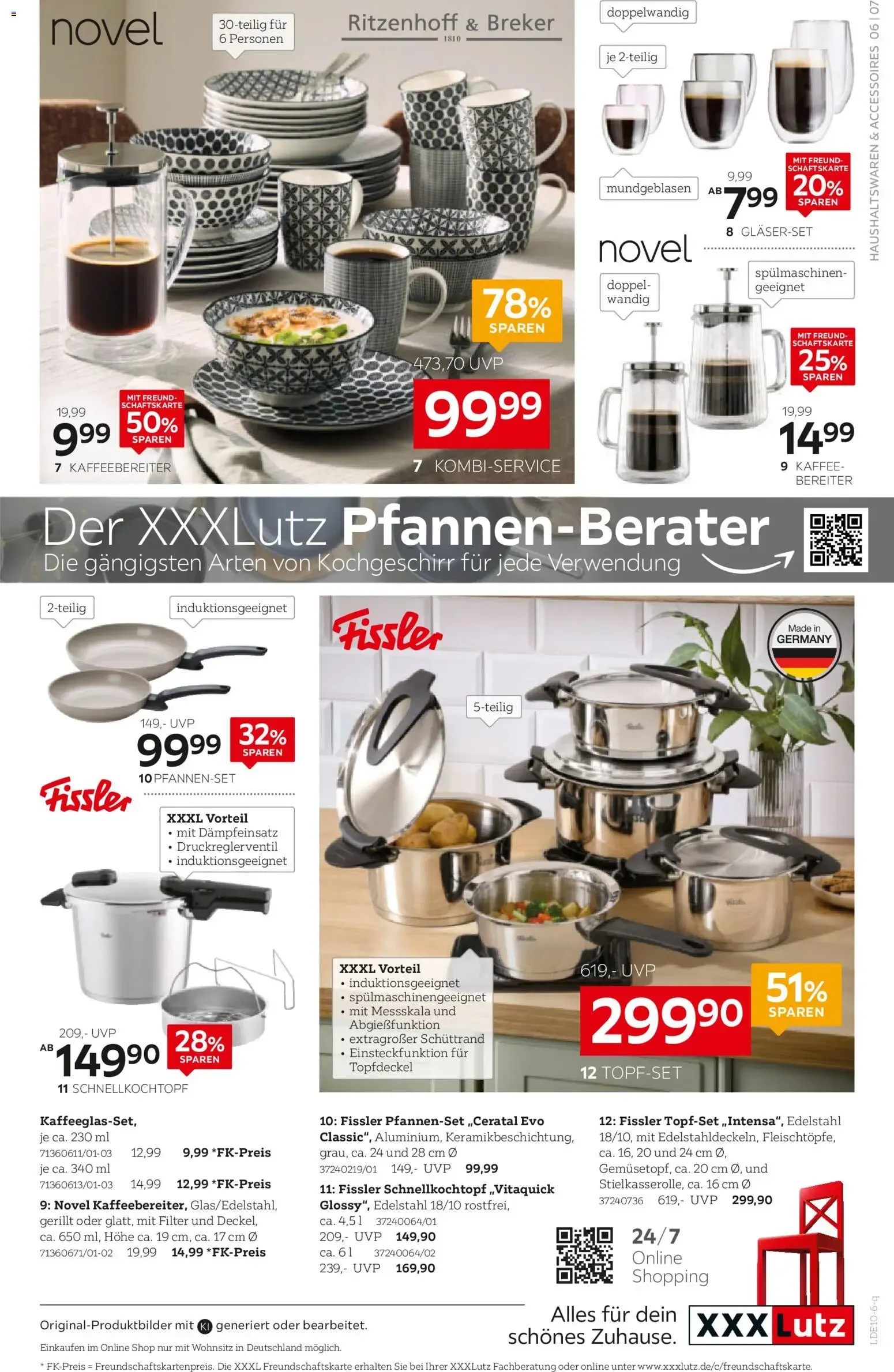 XXXLutz „Alt gegen Neu" Besteck-Tauschaktion von 10. Oktober bis 24. Oktober 2026 - Prospekt seite 7