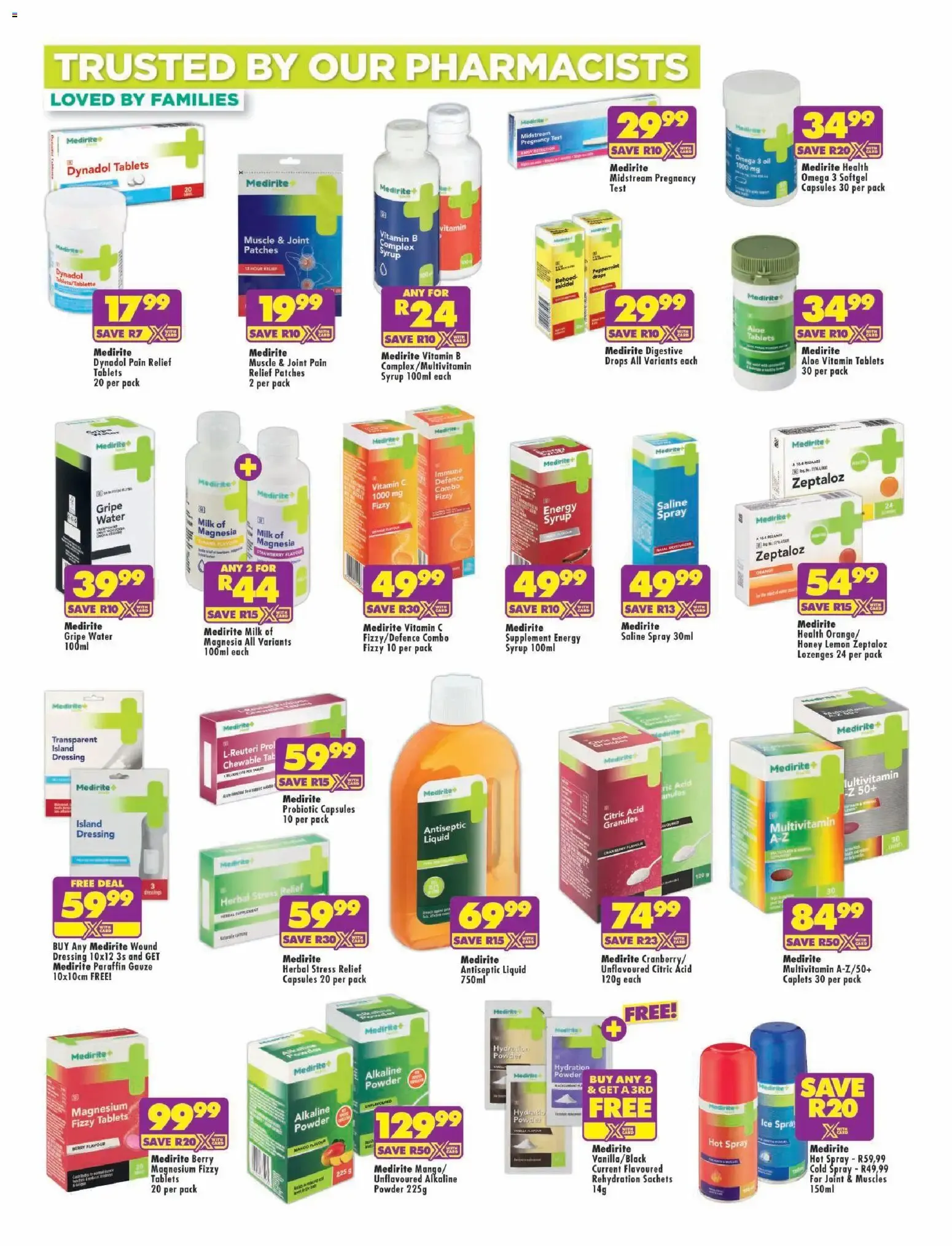 Shoprite - Medirite Winter Savings (20/07/2026 - 10/08/2026) → Online Catalogue from 20 July to 10 August 2026 - Catalogue Page 4