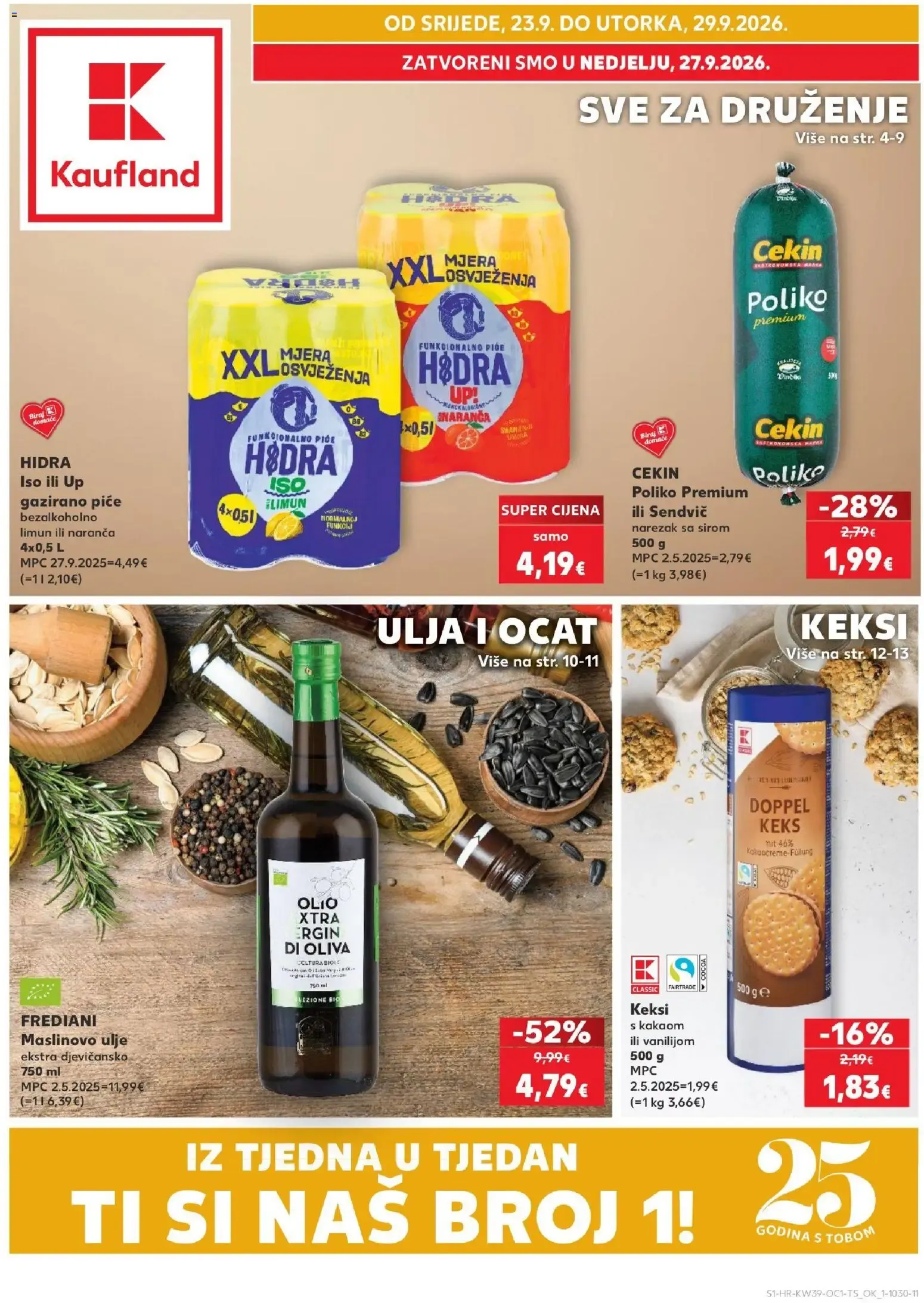 Katalog Kaufland Katalog novi od 23.09.2026 na listanje > letak digitalni od 23. rujna do 29. rujna 2026. - Pregled Stranica 1