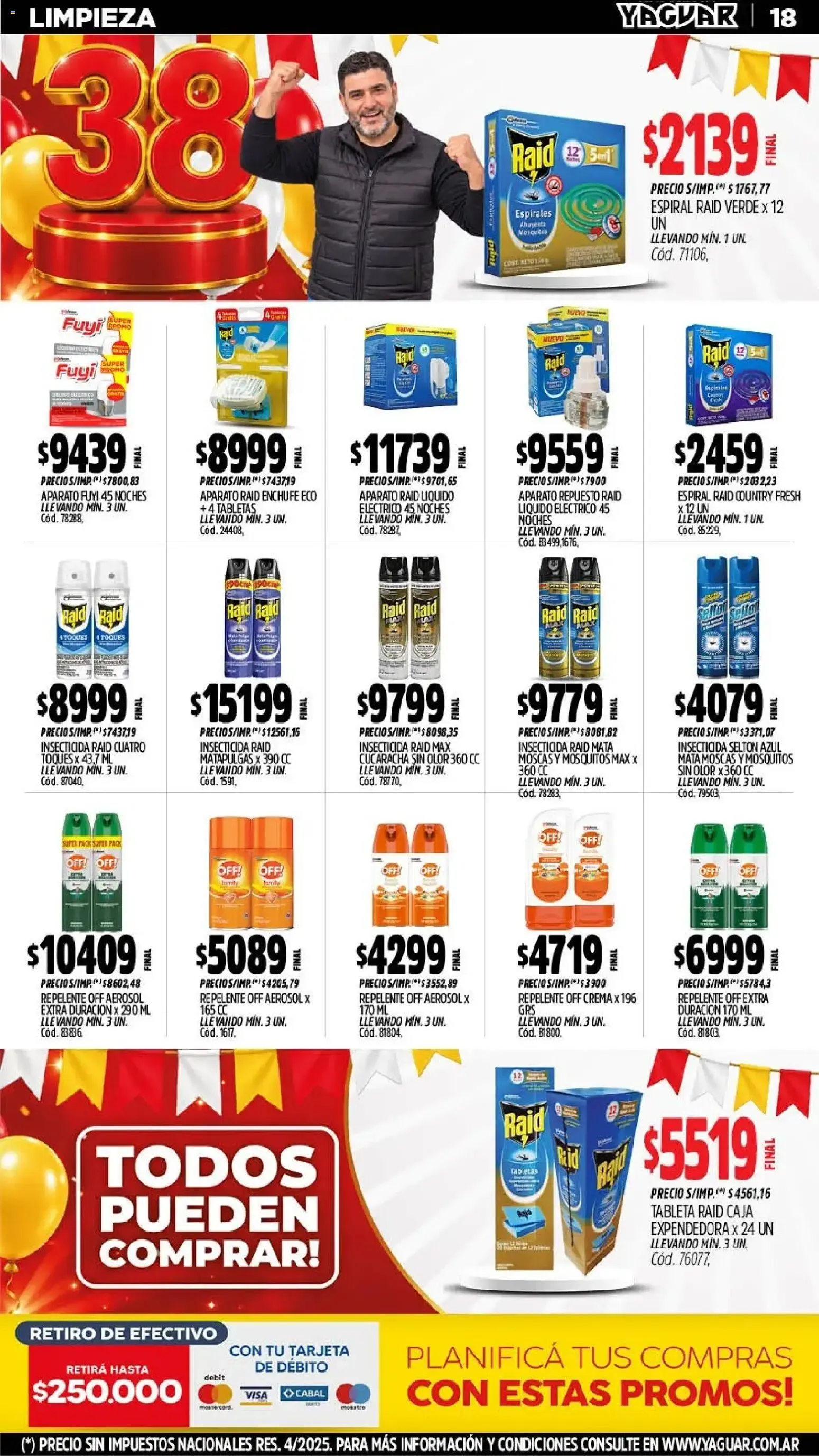 Ofertas de Mayorista Yaguar - El Cumple del Año 38 26 de octubre al 31 de octubre 2026 - Página 18 del catálogo