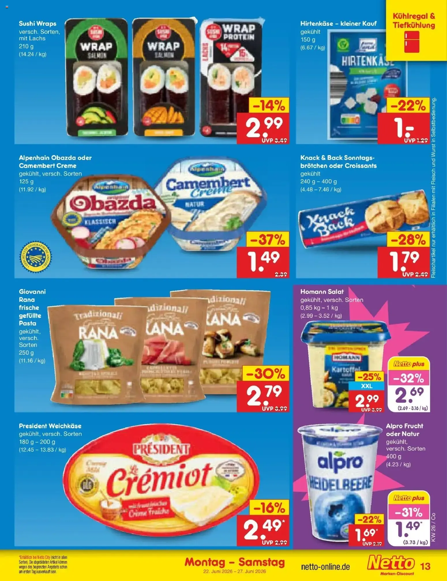 Netto Marken-Discount Prospekt Bitterfeld-Wolfen (ab 22.06.2026) » Angebote von 22. Juni bis 27. Juni 2026 - Prospekt seite 15