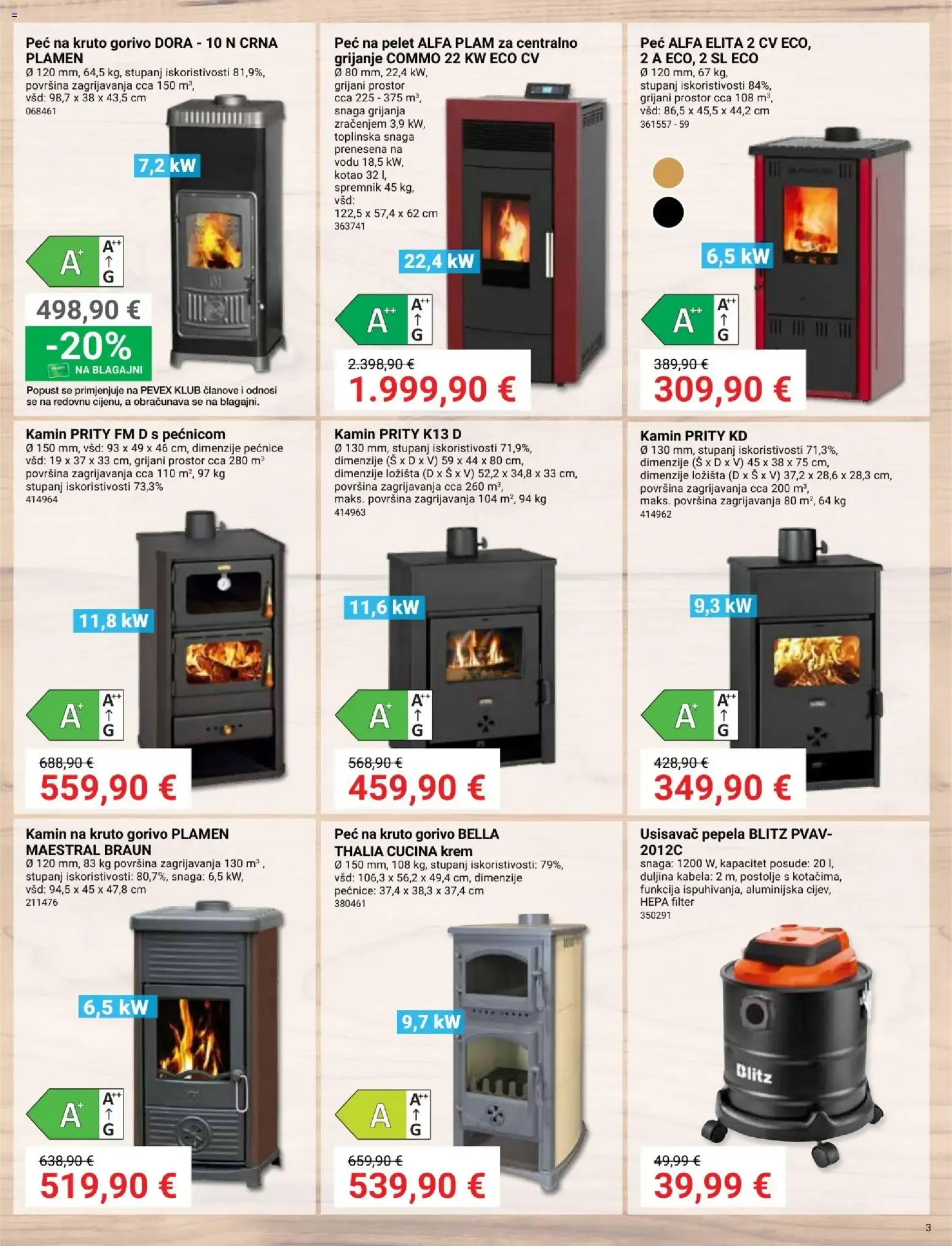 Katalog PEVEX Katalog od 24. rujna do 20. listopada 2026. - Pregled Stranica 3