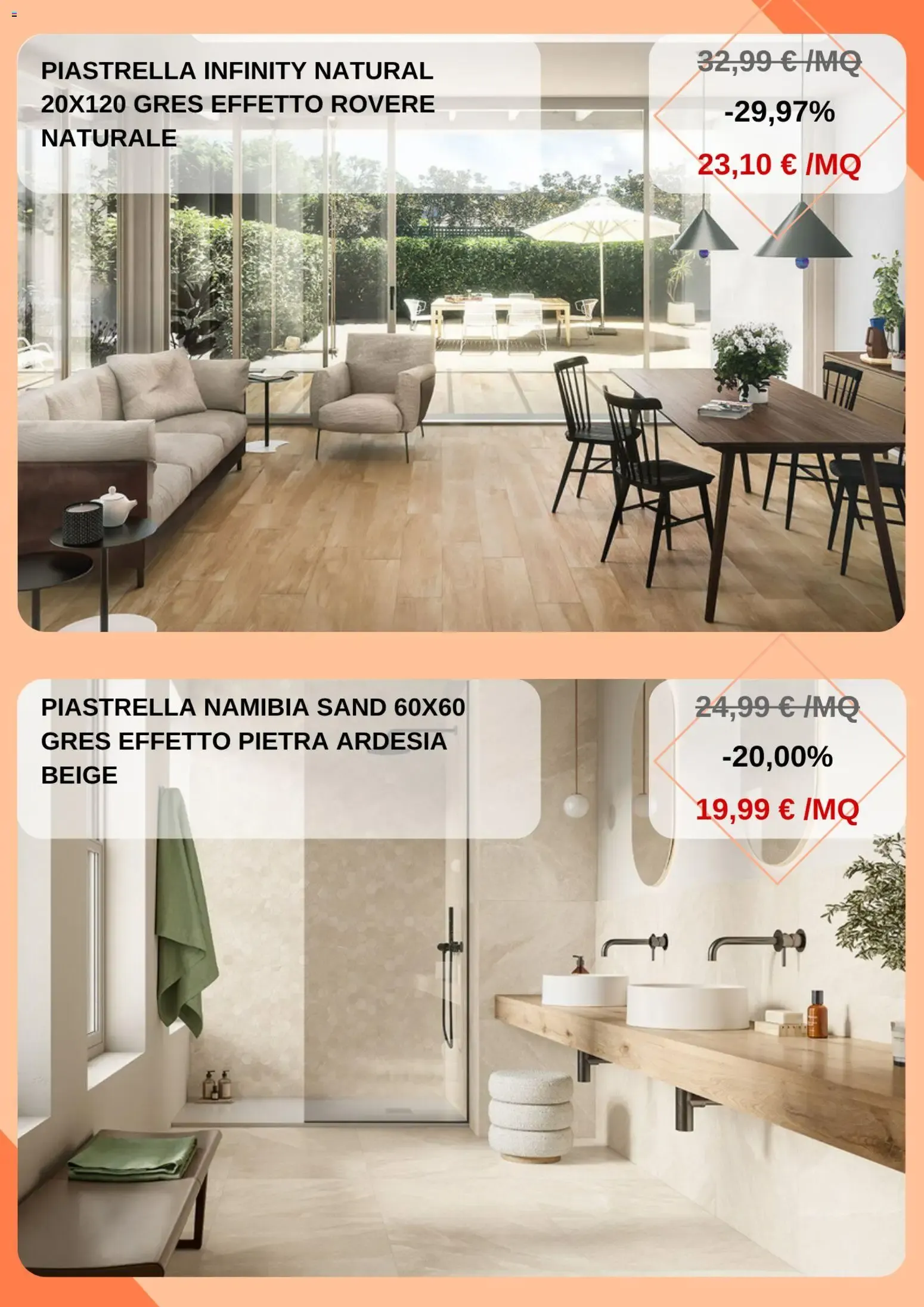 Iperceramica: IVA Scontata su Piastrelle y Arredo Bagno da 1 ottobre a 31 ottobre di 2026 - Pagina del volantino 2