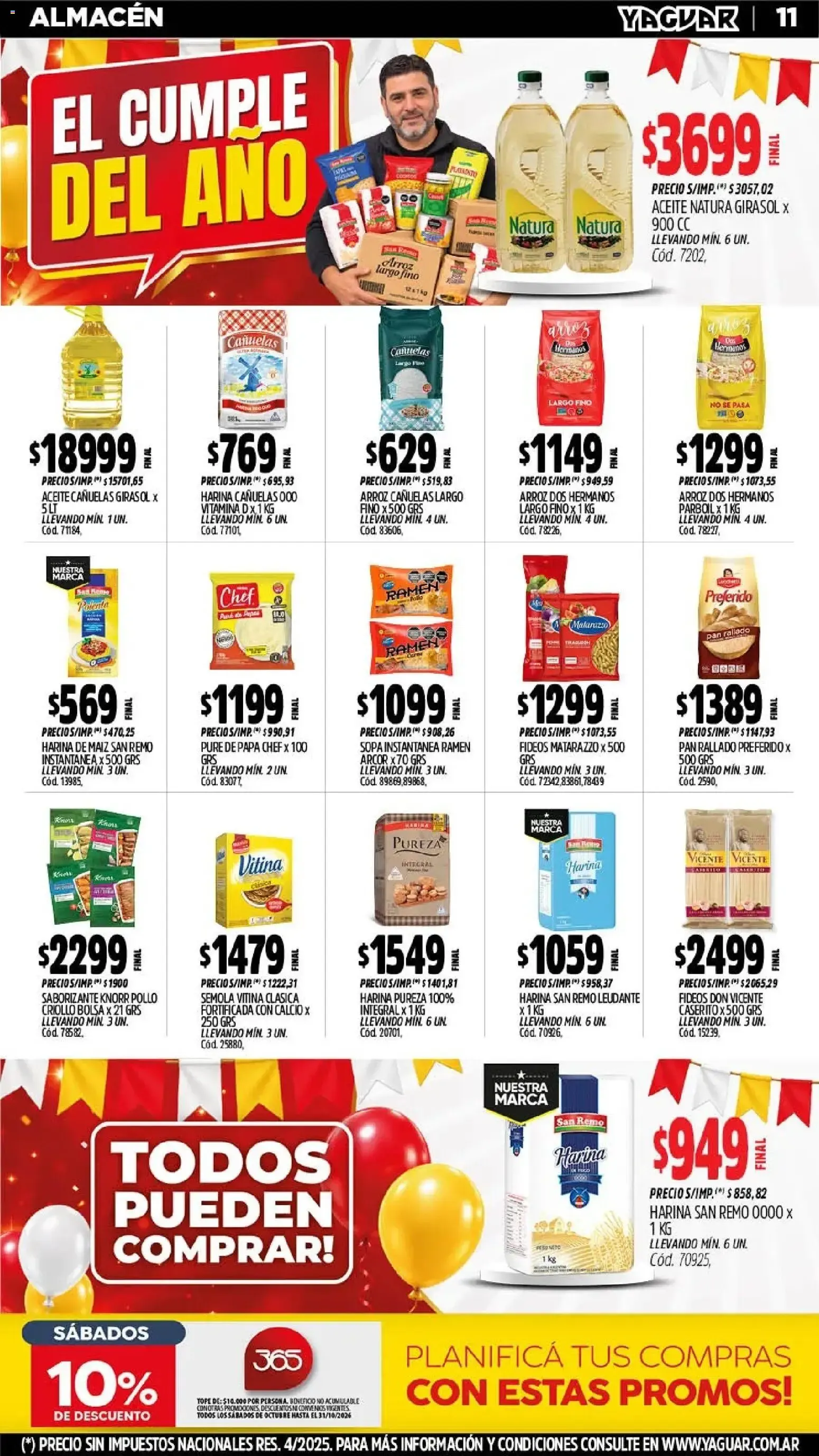 Ofertas de Yaguar - Oferta Semanal Chaco del 19/10/2026 - 24/10/2026 19 de octubre al 24 de octubre 2026 - Página 12 del catálogo