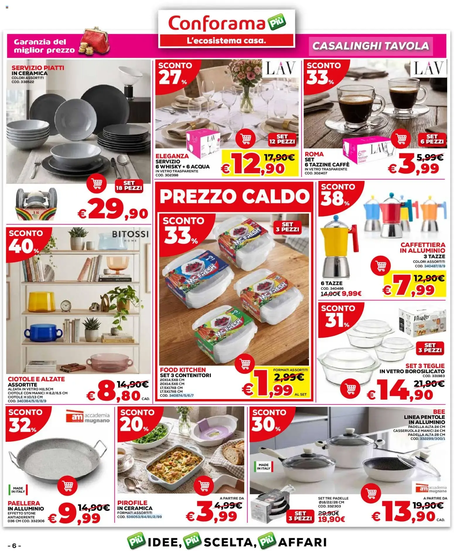 Conforama: Sconti Caldi per l'Estate da 2 luglio a 26 luglio di 2026 - Pagina del volantino 6