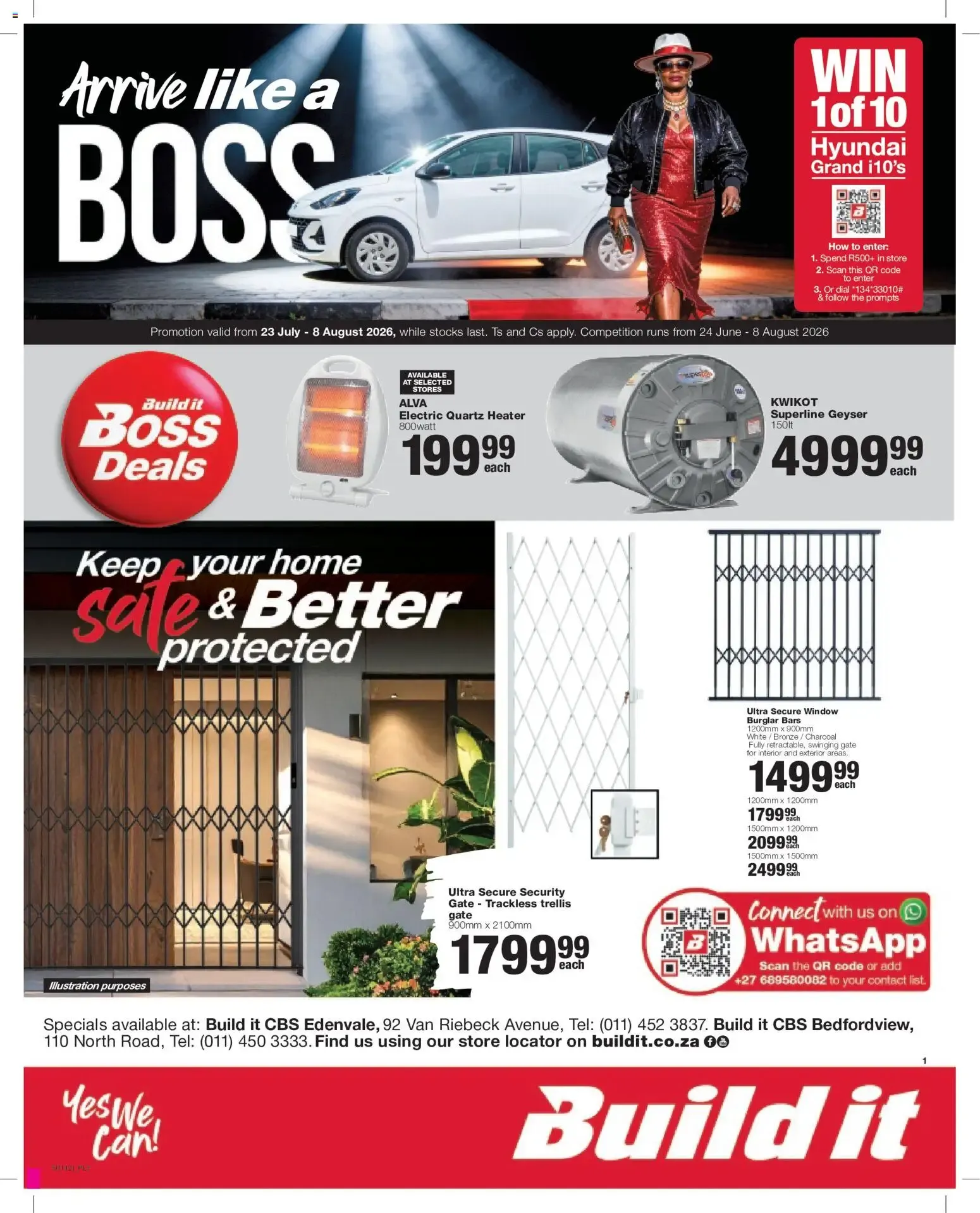 Build it BOSS Deals from 23 July to 8 August 2026 - Catalogue Page 1