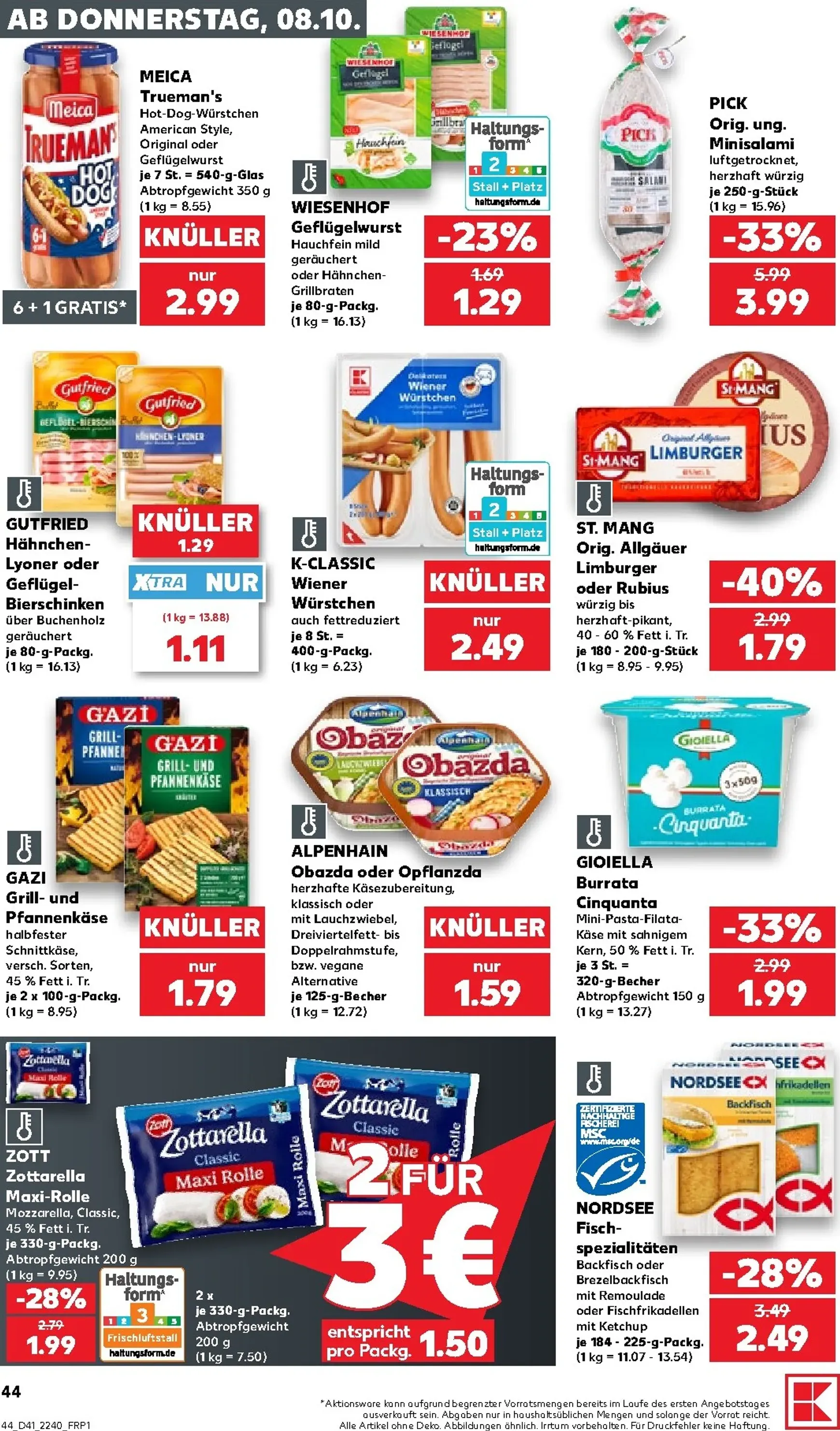 Neuer Kaufland Prospekt – von Donnerstag 08.10.2026 bis Mittwoch 14.10.2026 von 8. Oktober bis 14. Oktober 2026 - Prospekt seite 45