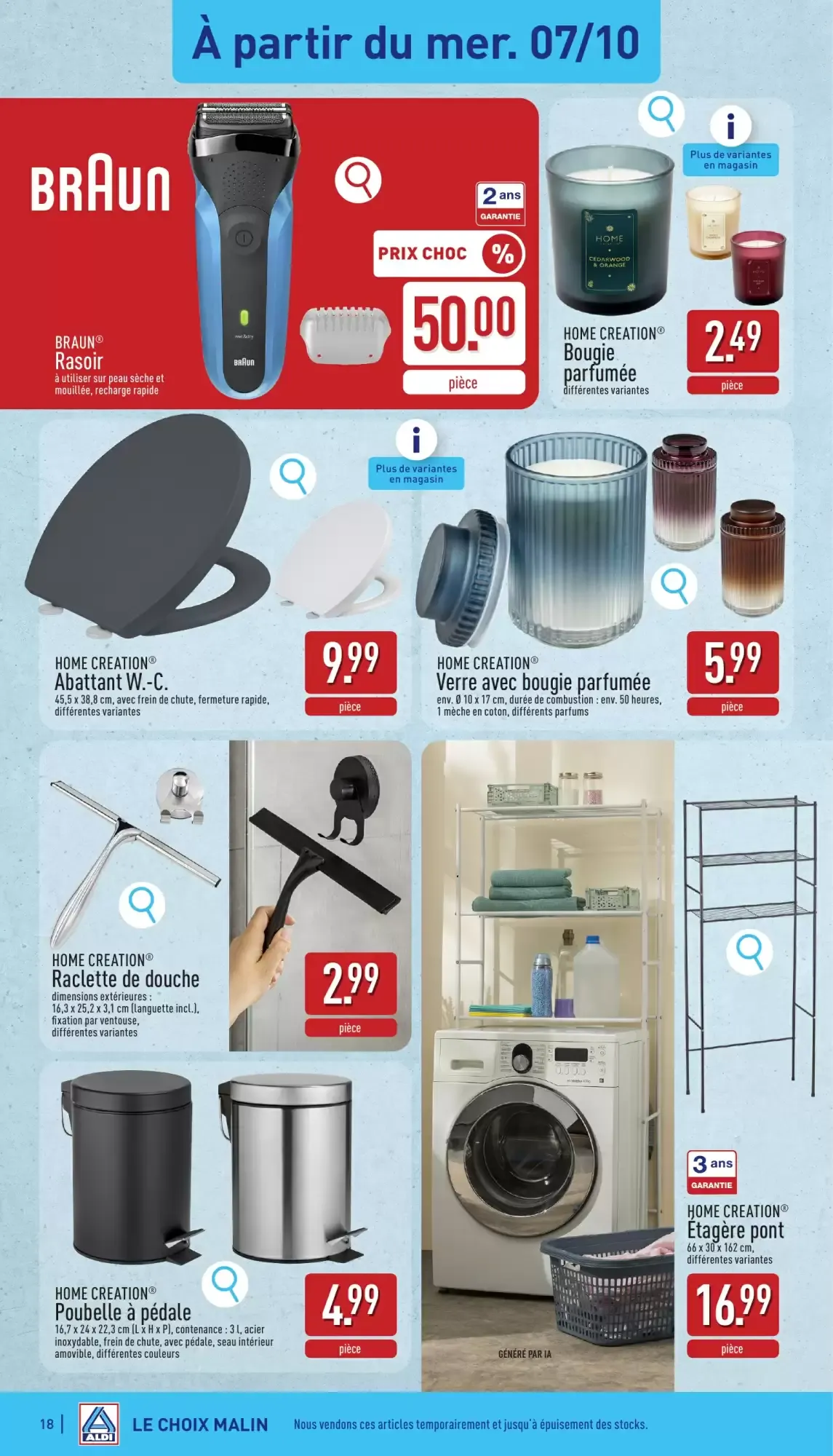 ALDI Dépliant du lun. 05/10 au sam. 10/10 inclus van 5 oktober tot 10 oktober 2026 - folder pagina 18