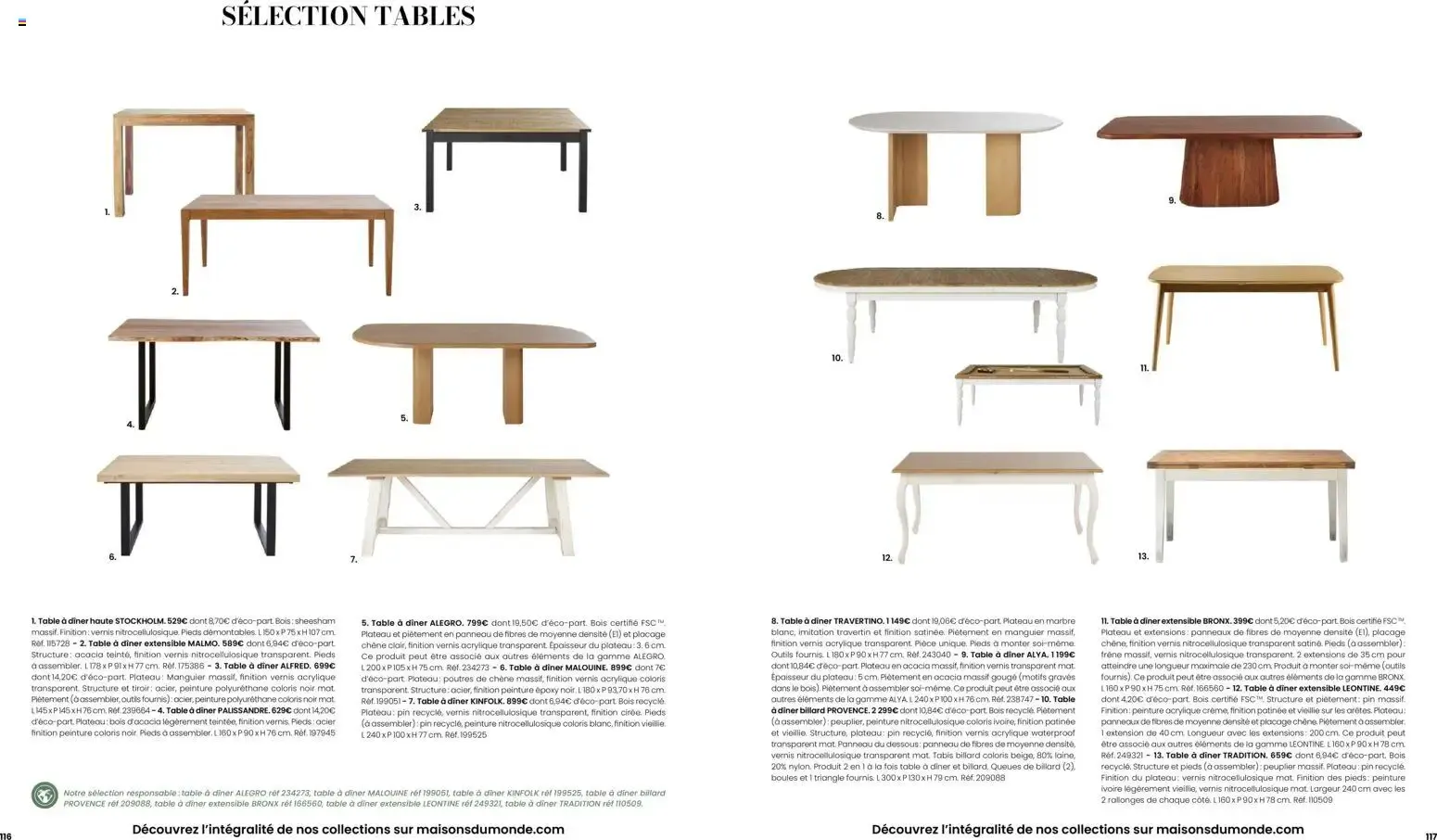Maisons du Monde - Itinéraire Estival Collection Printemps - Été 2026 du 16 février au 1 septembre 2026 - Catalogue page 59