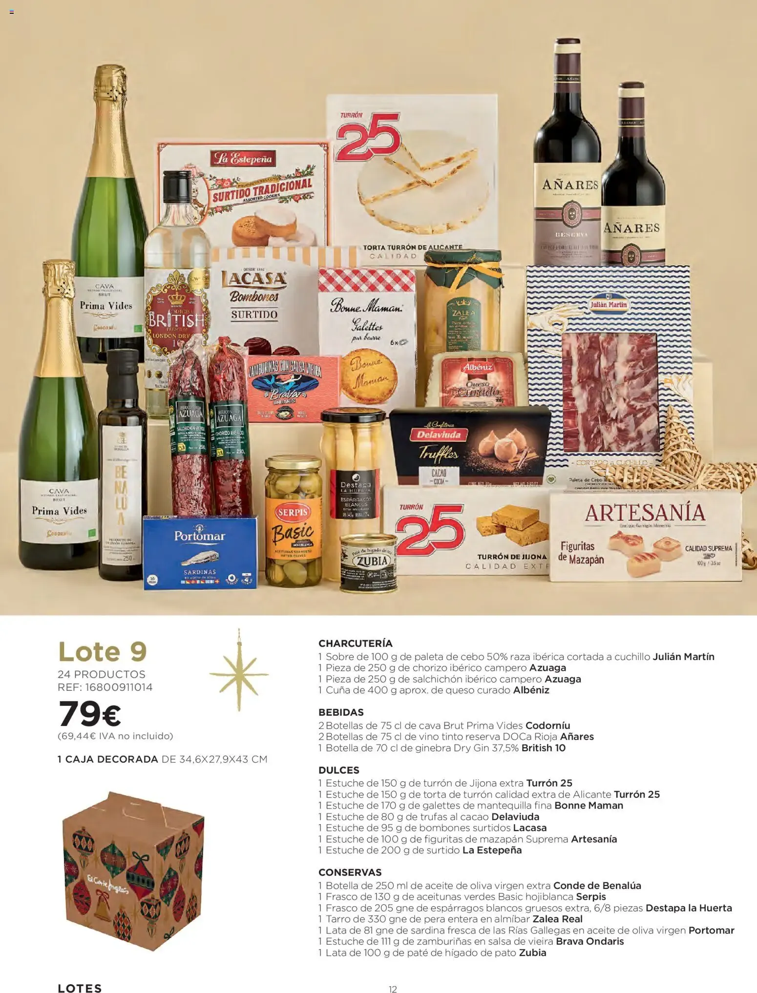 Catálogo de Hipercor - Cestas de Navidad Cataluňa del 08/10/2026 | folleto 8 de octubre al 5 de enero 2027 - Página 12