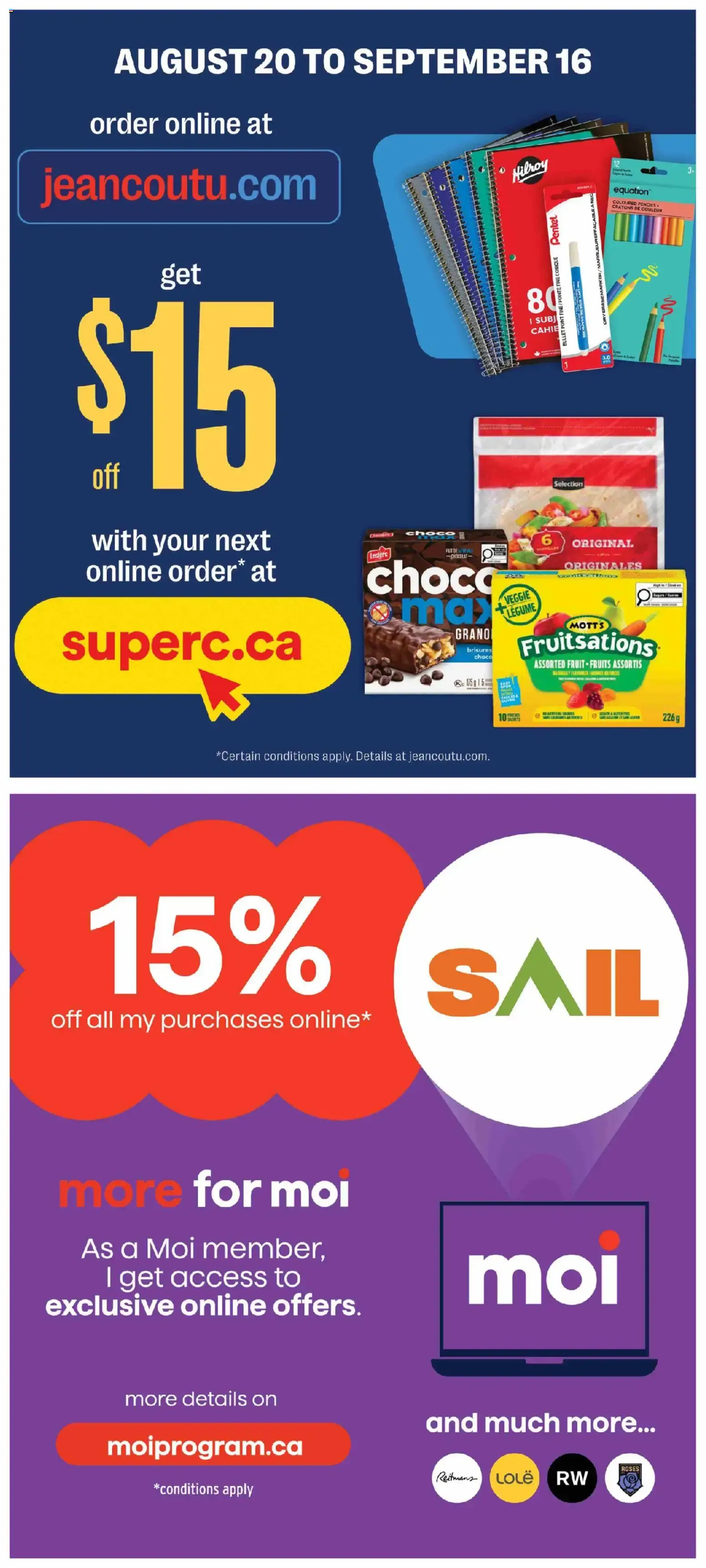 Jean Coutu weekly flyer from Aug 27, 2026 > weekly specials & deals from August 27 to September 2 2026 - flyer page 10