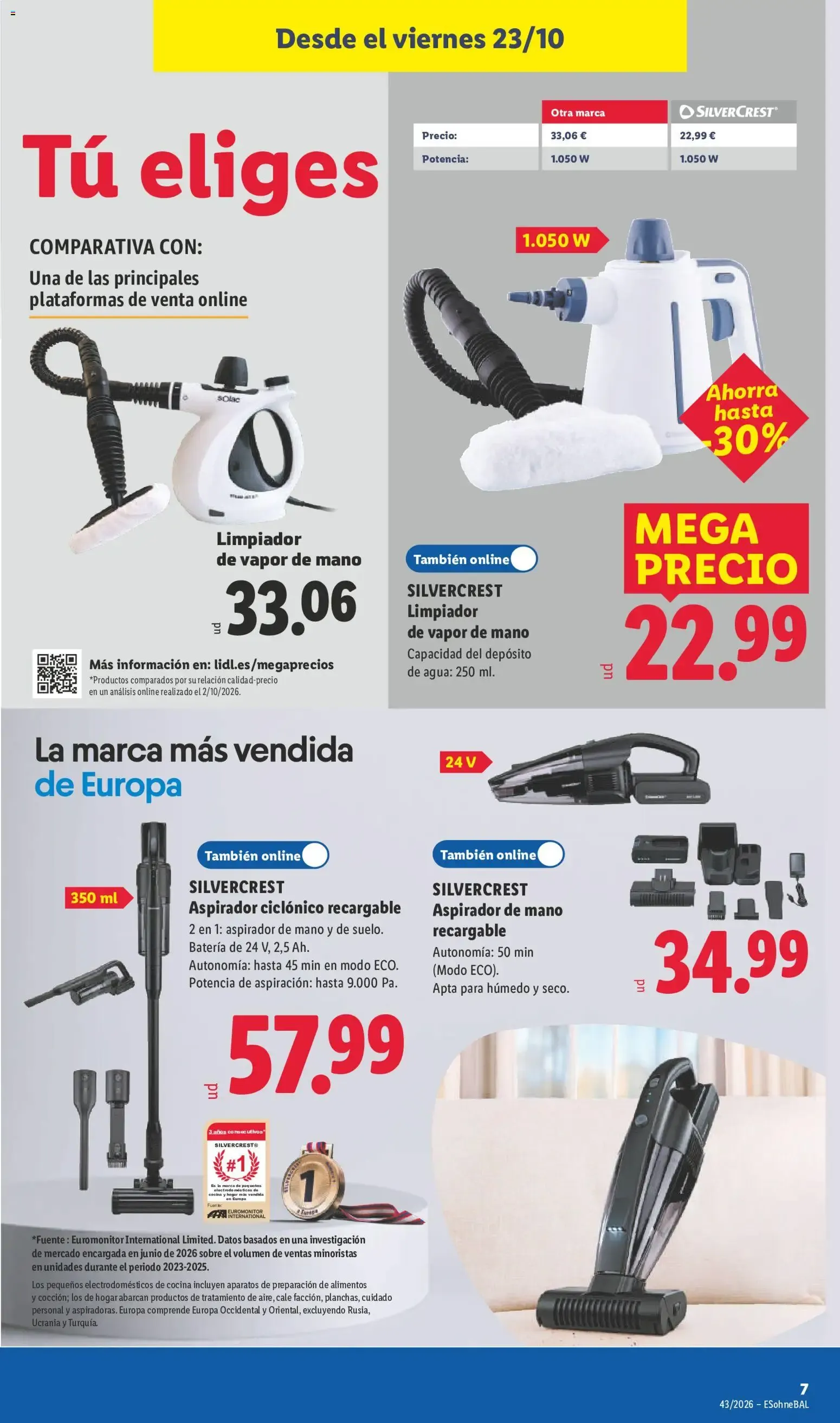 Catálogo de Lidl folleto de bazar del 19/10/2026 | Ofertas 19 de octubre al 25 de octubre 2026 - Página 23