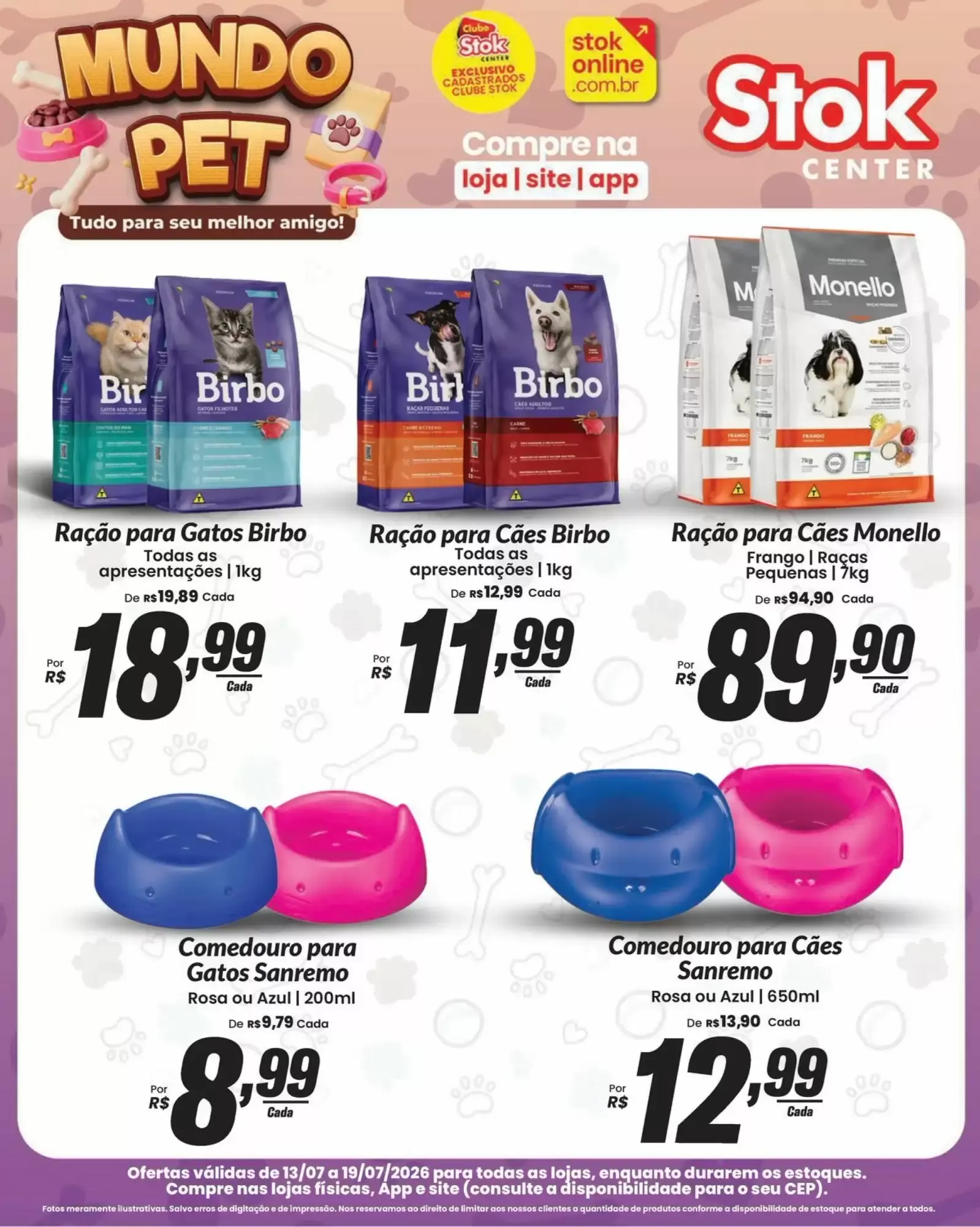 Encarte de Mundo Pet - Stok Center 13 de julho até 19 de julho 2026 - Pagina 1