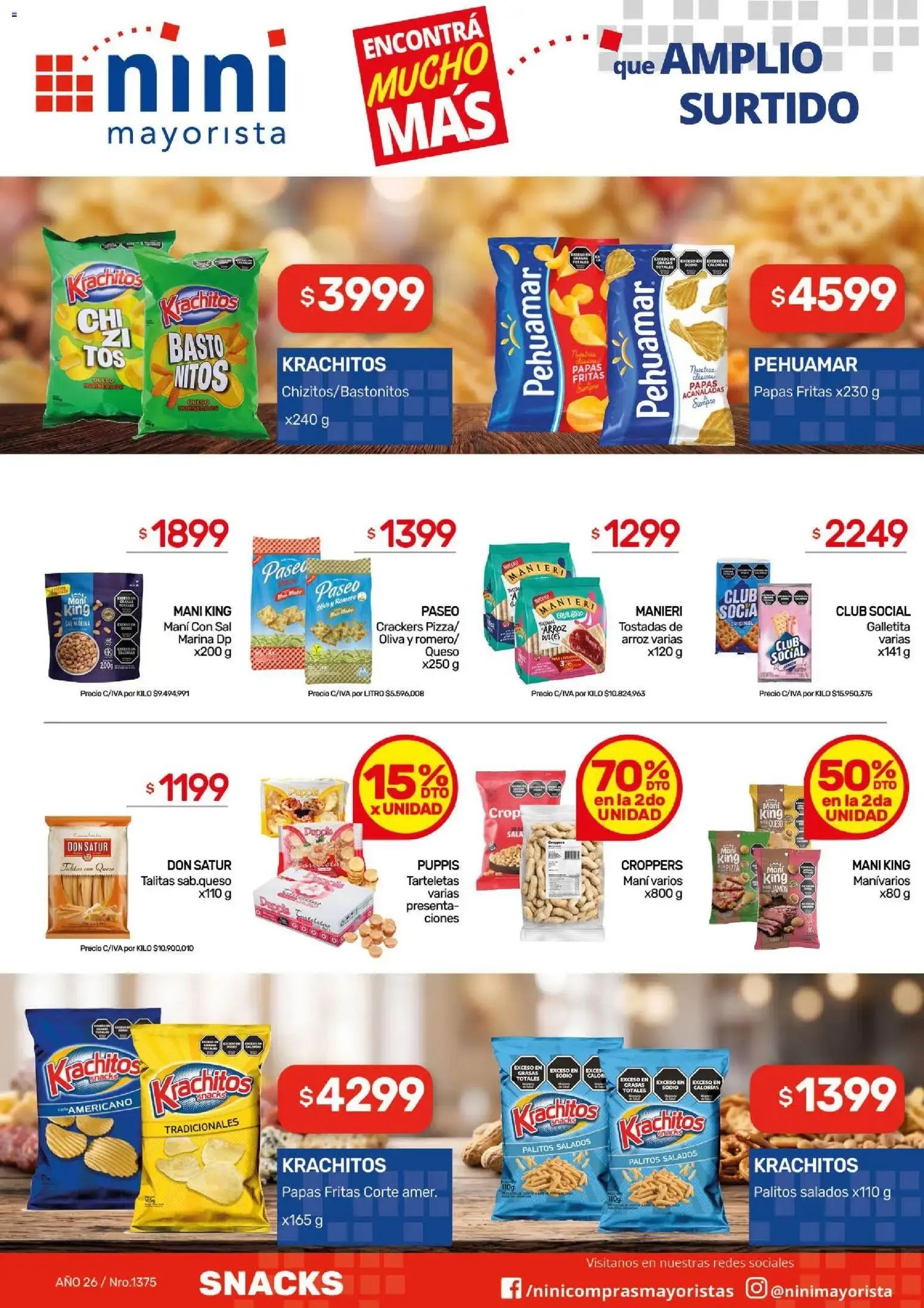 Ofertas de NINI Mayorista catálogo del 31/08/2026 - 06/09/2026 31 de agosto al 6 de septiembre 2026 - Página 22 del catálogo