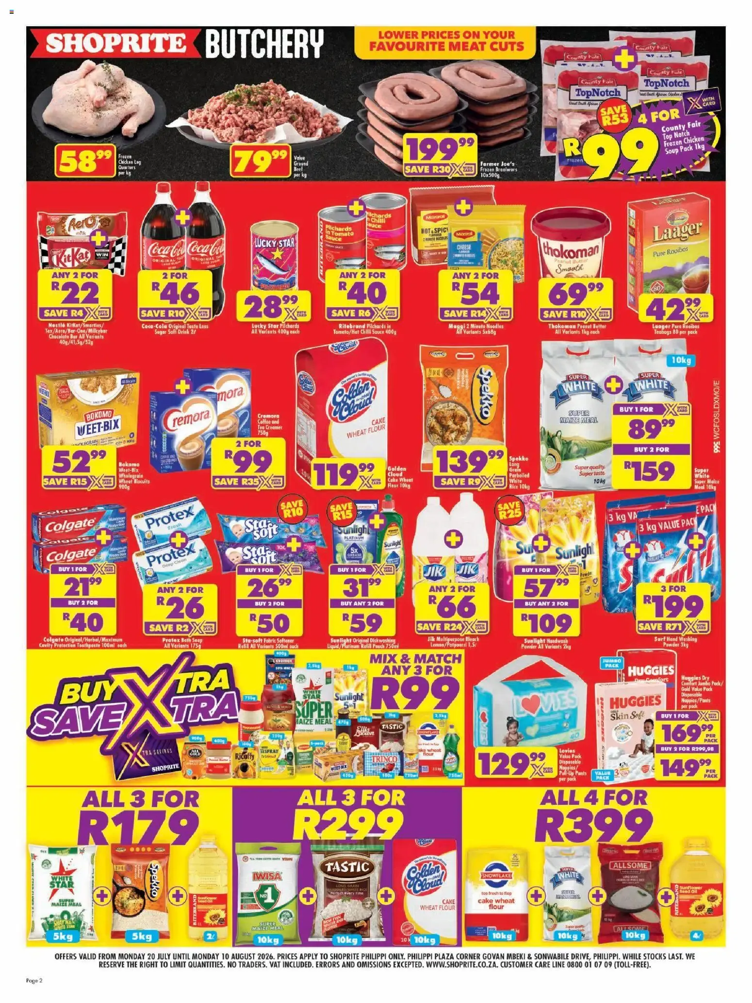 Shoprite: Our Major Low Price Birthday - Philippi Store Opening Offers from 20 July to 10 August 2026 - Catalogue Page 2