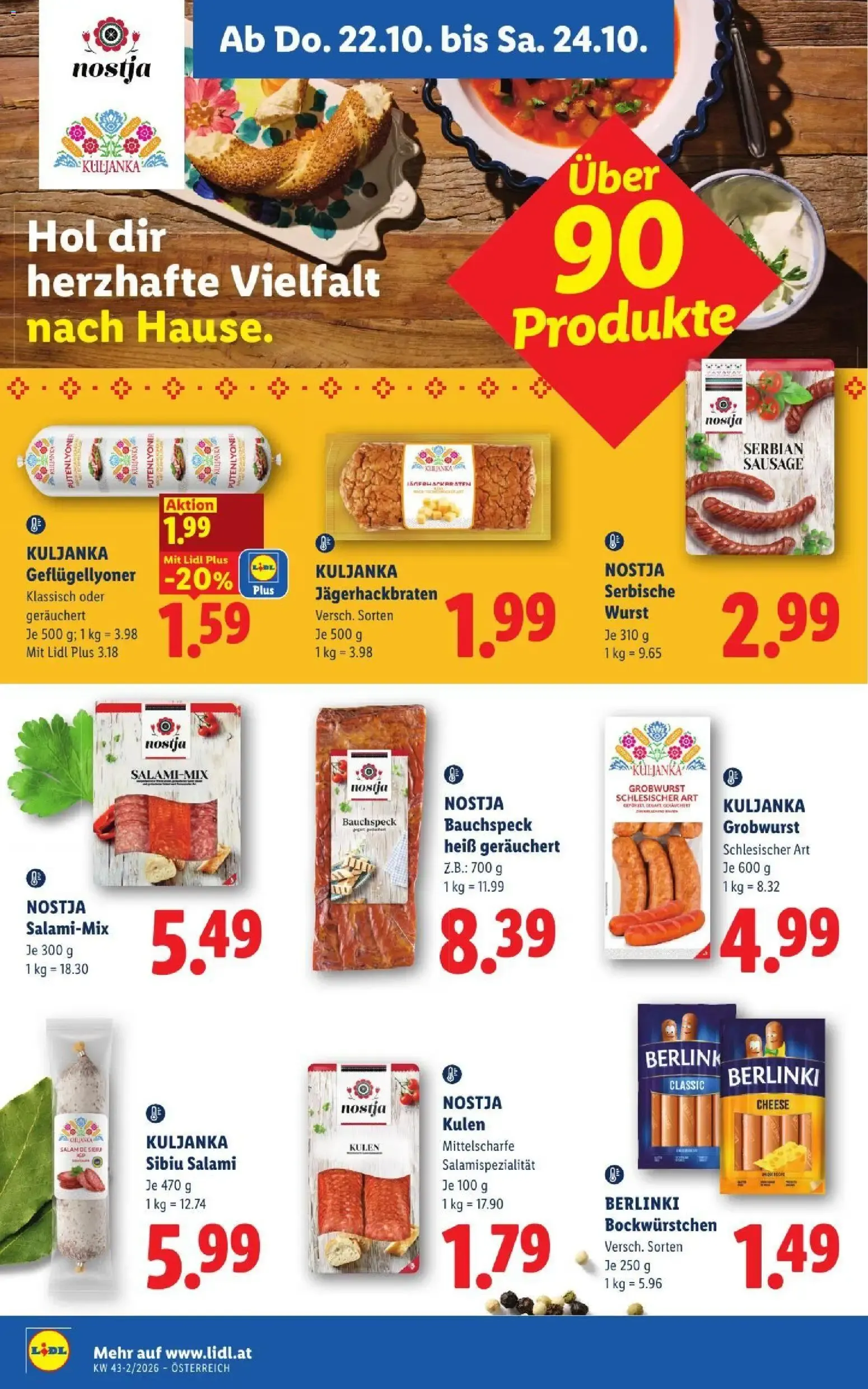 Lidl Flugblatt ab 22.10.2026 - Angebote ab donnerstag von 22. Oktober bis 24. Oktober 2026 - Flugblätt seite  14