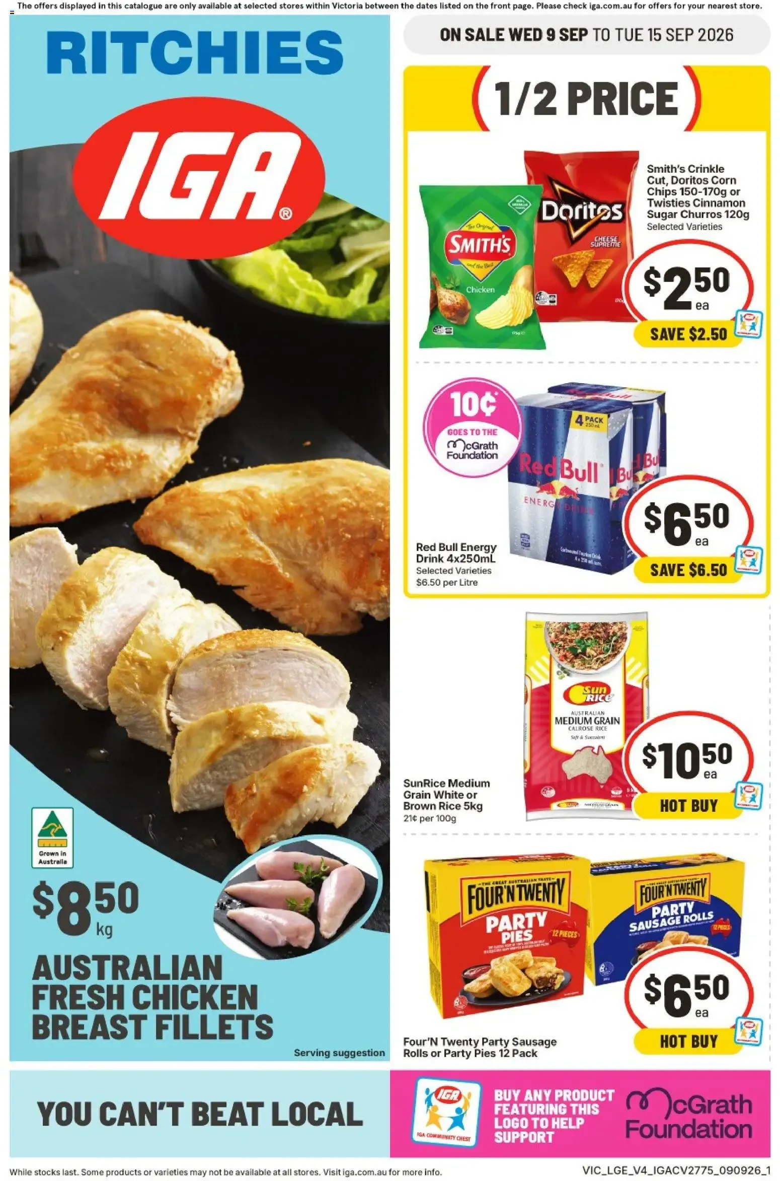 IGA catalogue valid from 09/09/2026 > Online Australia - Catalogue valid from 9 September to 15 September 2026 - page 1
