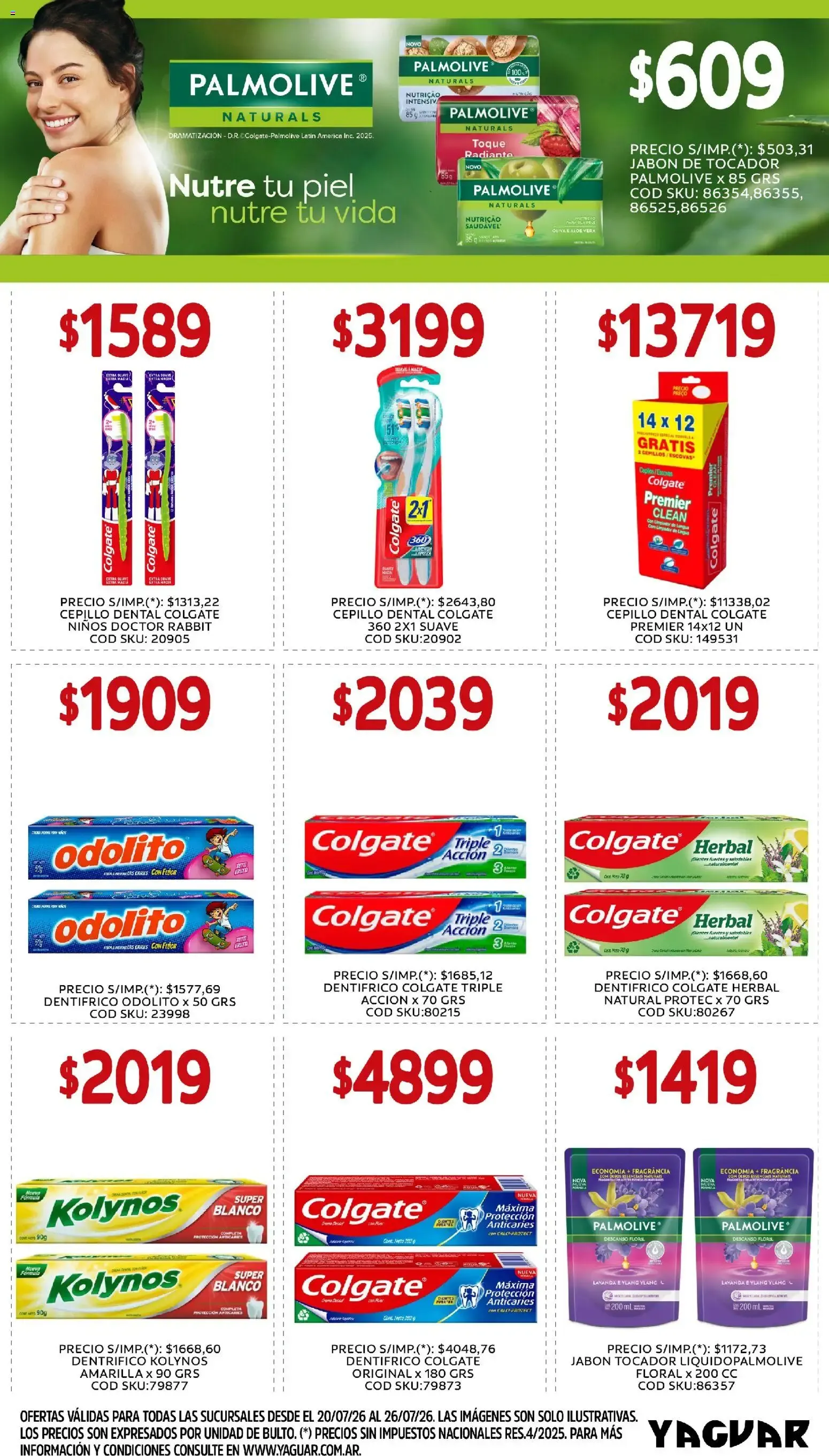 Ofertas de Yaguar: Aliados de tu bolsillo y precios mayoristas 20 de julio al 26 de julio 2026 - Página 5 del catálogo