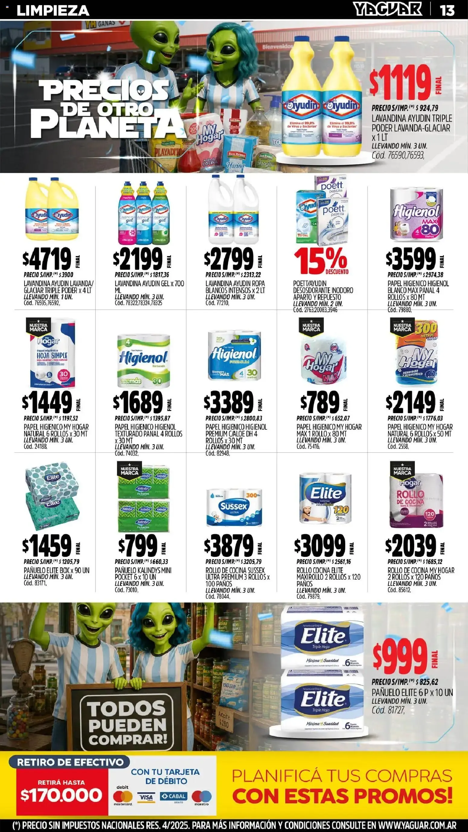 Ofertas de Mayorista Yaguar - Precios de Otro Planeta 29 de junio al 5 de julio 2026 - Página 14 del catálogo
