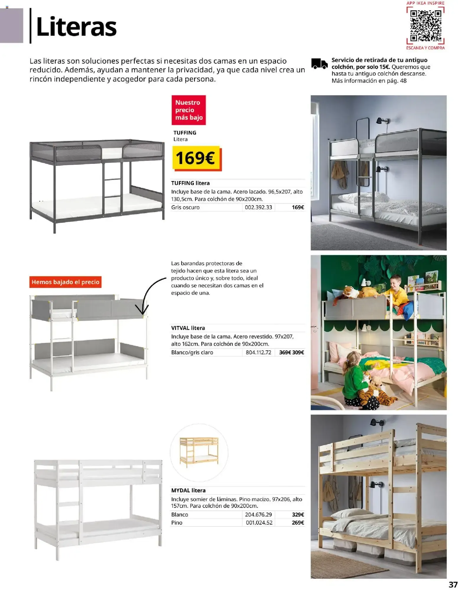 Catálogo de IKEA - Guía de Compra Muebles para el Dormitorio 1 de septiembre al 31 de enero 2027 - Página 37