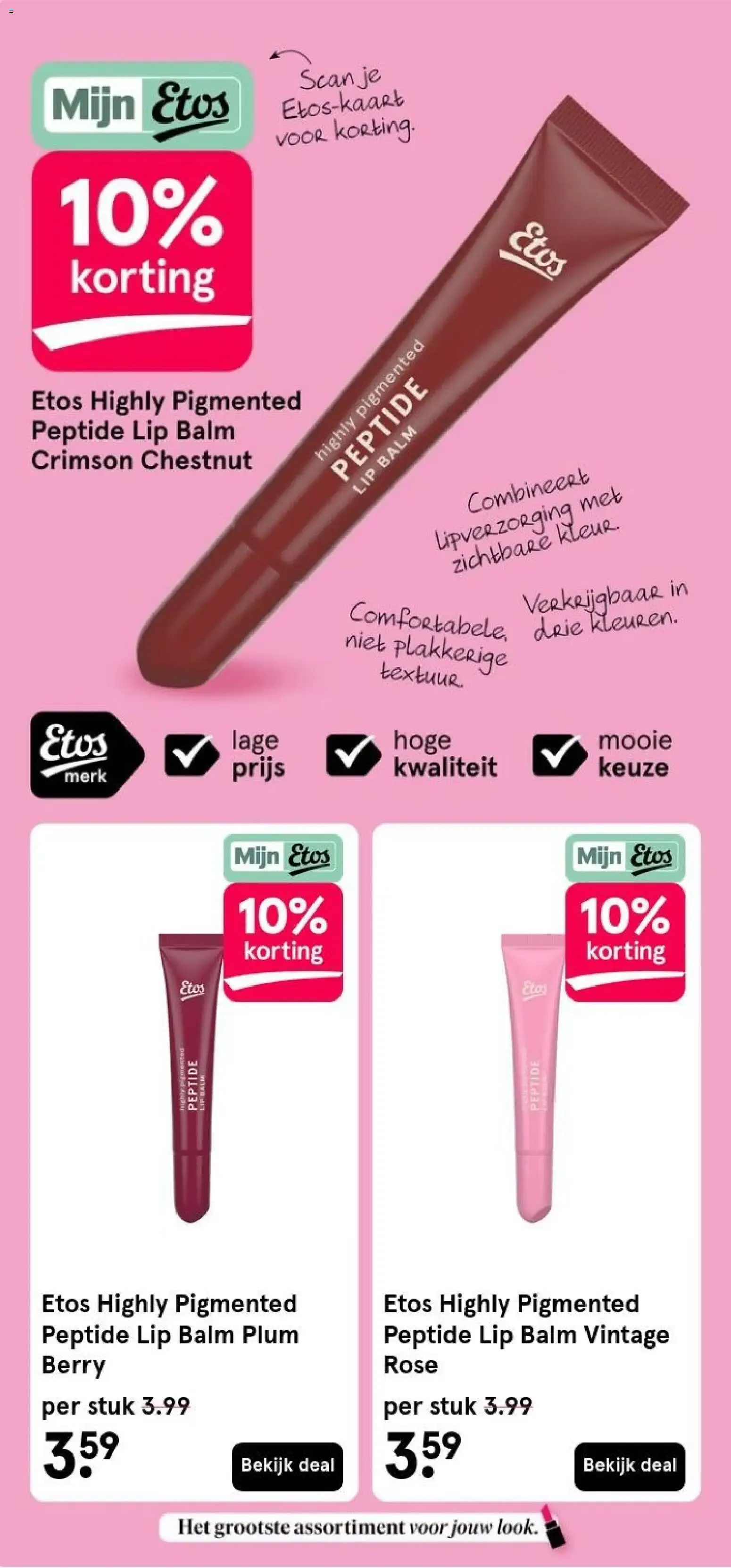 Etos: Descubre tus favoritos de belleza van 21 september tot 4 oktober 2026 - Folder pagina 12