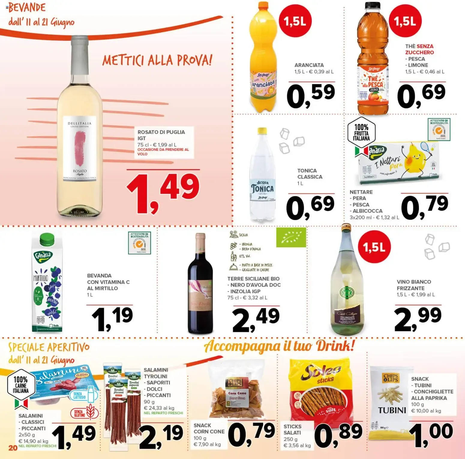 Nuovo Todis volantino dal 11/06/2026 > offerte anteprima 🛍️ da 11 giugno a 21 giugno di 2026 - Pagina del volantino 20