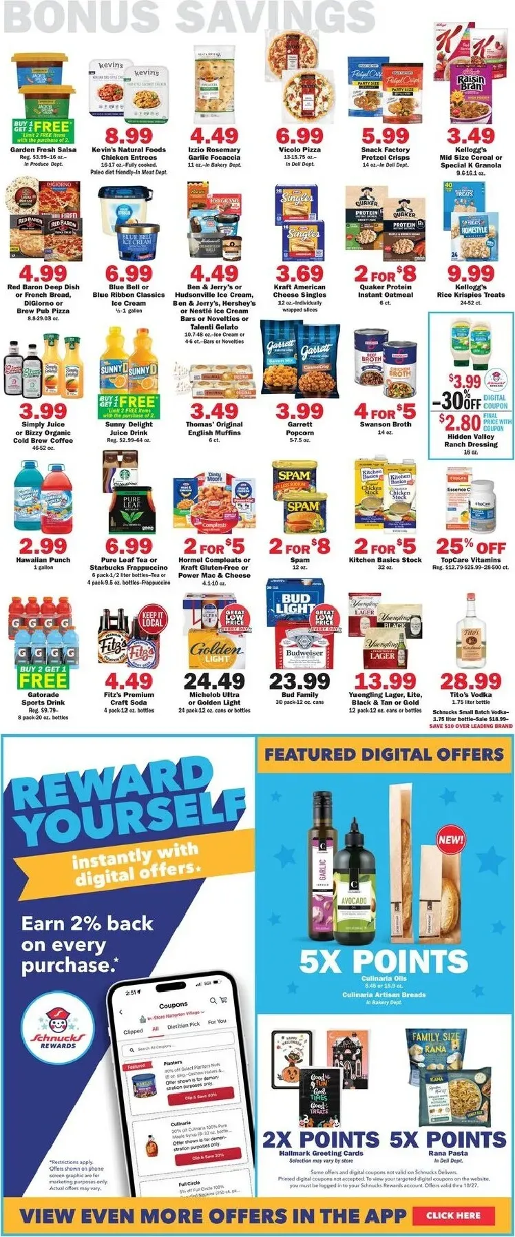 Weekly promotion Schnucks Weekly Ad spanning from October 21 to October 27 2026 - Page 5 for Catalogue 365