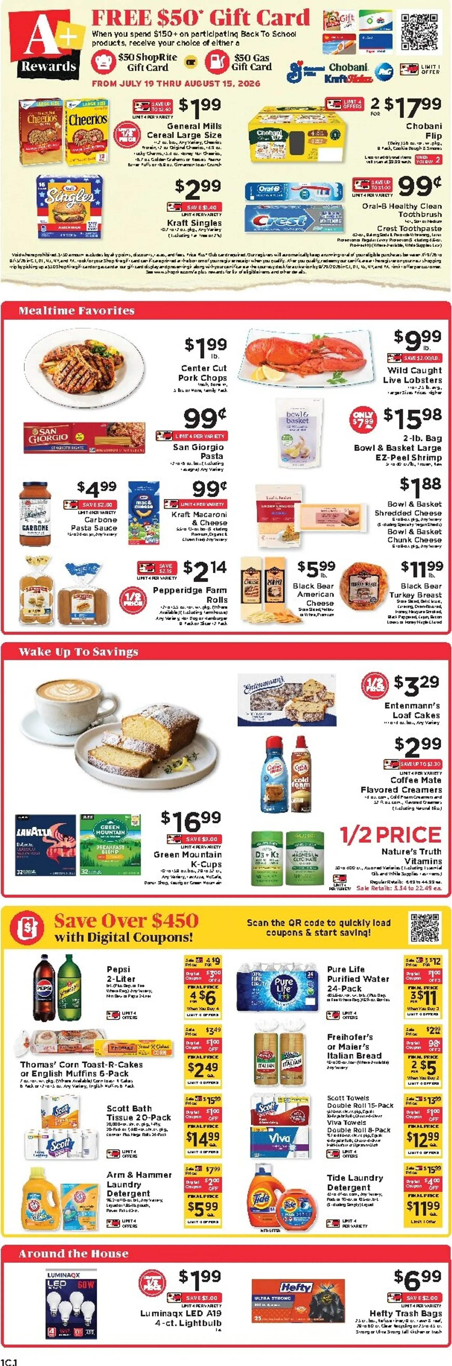Weekly ad Current ShopRite leaflet valid from Sunday 08/09/2026 to Saturday 08/15/2026 from August 9 to August 15 2026 - Page 2