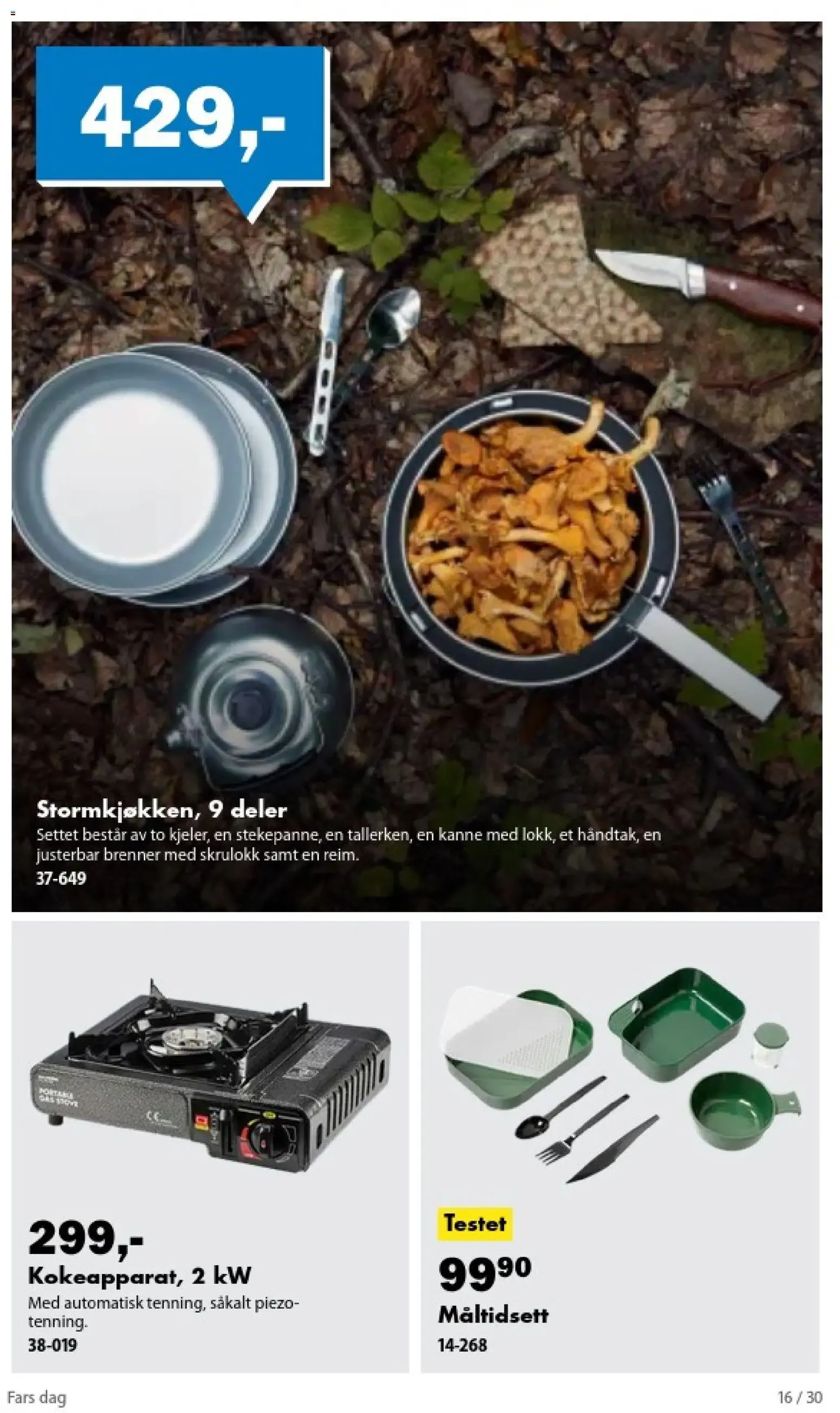Biltema: Pappas favoritter! Husk farsdag 8. november! fra 26. oktober til 8. november 2026 - kundeavisside 16