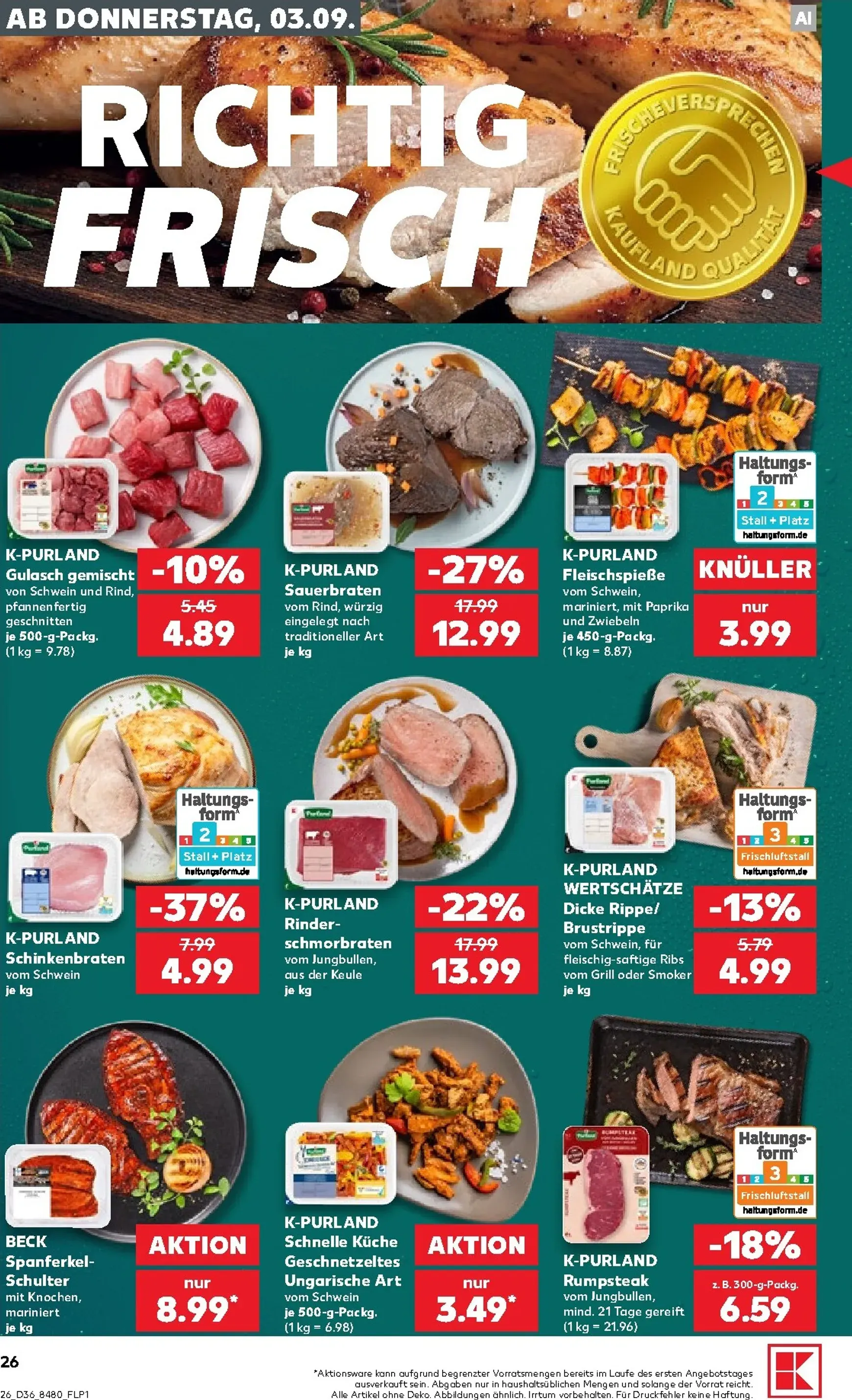 Neuer Kaufland Prospekt – von Donnerstag 03.09.2026 bis Mittwoch 09.09.2026 von 3. September bis 9. September 2026 - Prospekt seite 27