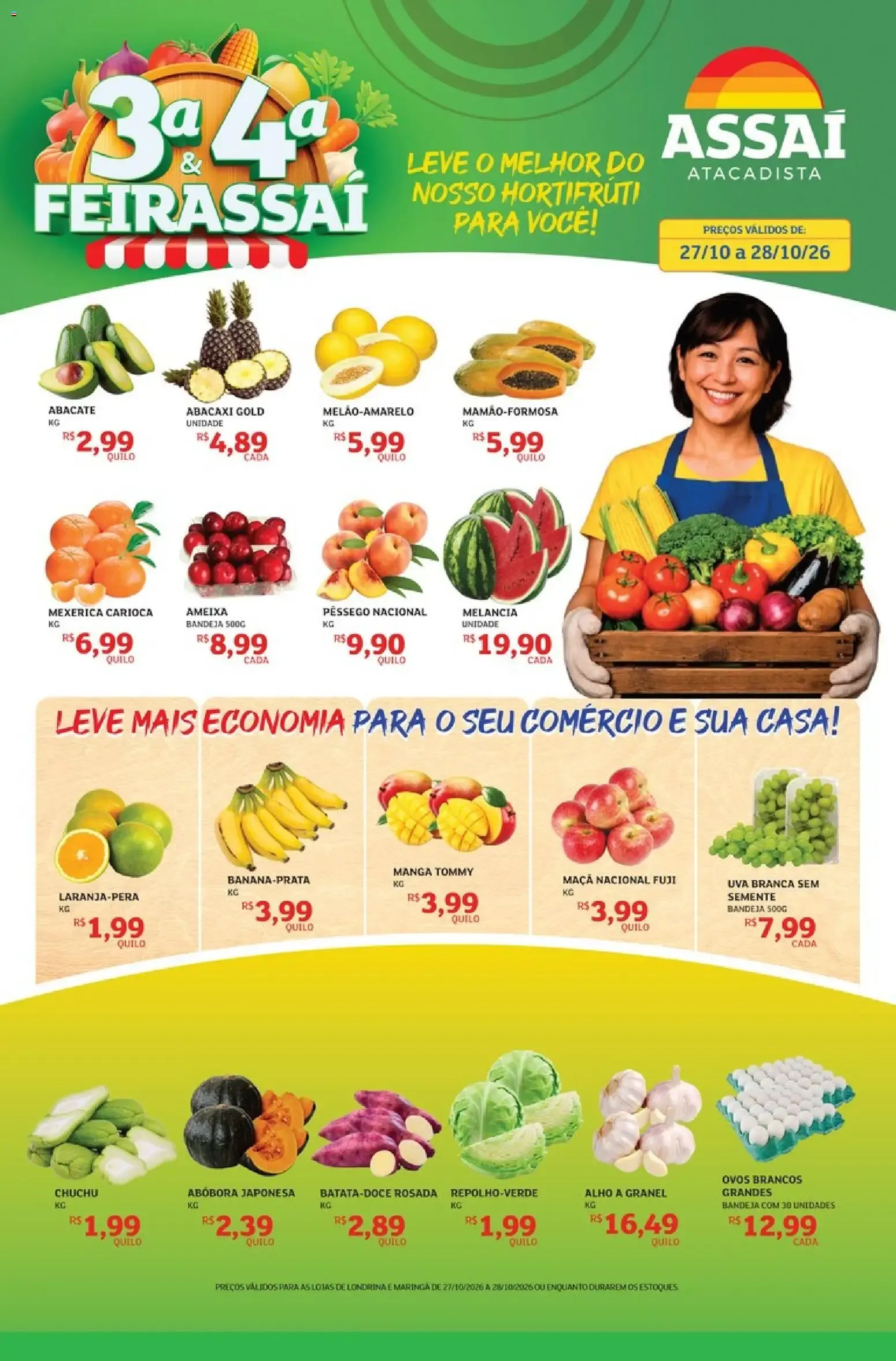 Encarte de Assaí Atacadista ofertas - PR de 27/10/2026 | Promoções Online 27 de outubro até 28 de outubro 2026 - Pagina 1