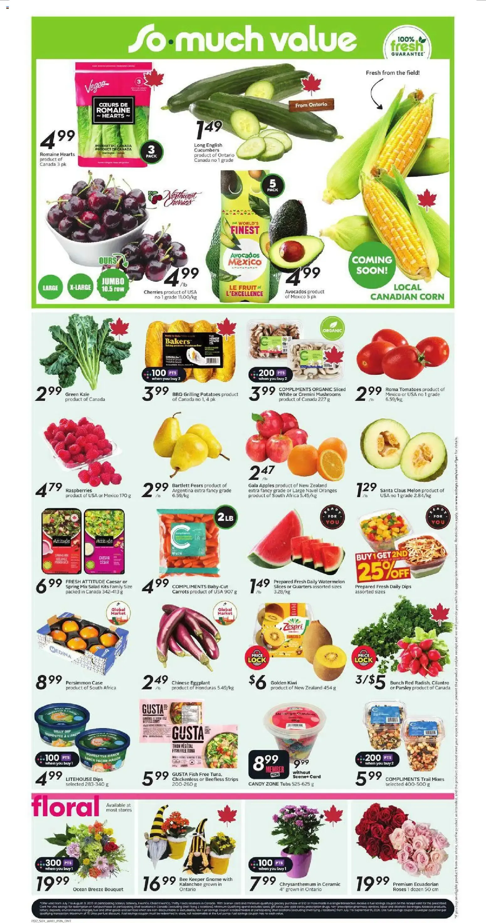 Sobeys weekly flyer / circulaire from Jul 9, 2026 > weekly specials & deals from July 9 to July 15 2026 - flyer page 5