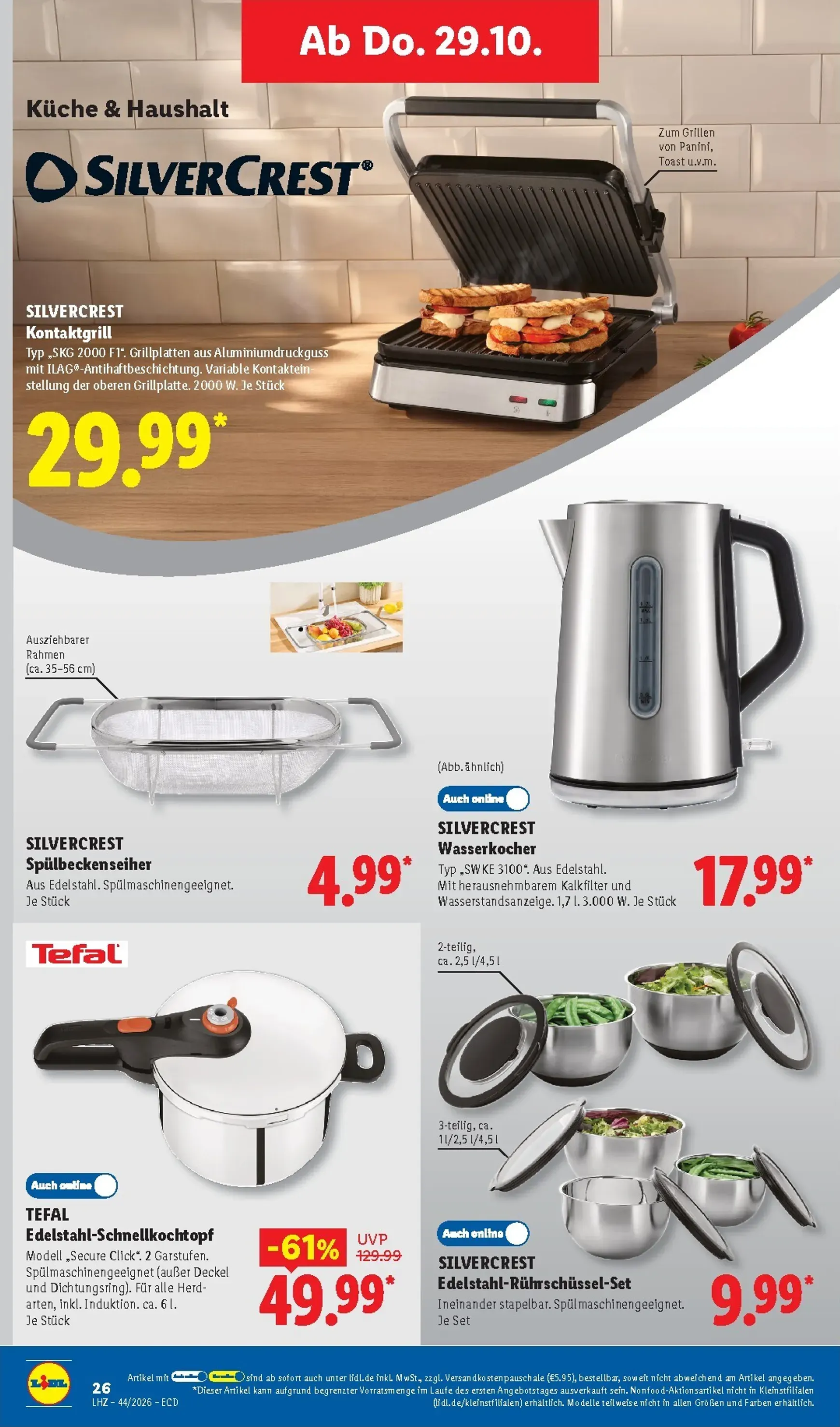Lidl - Nonfood Prospekt nächste Woche – von Montag 26.10.2026 bis Samstag 31.10.2026 von 26. Oktober bis 31. Oktober 2026 - Prospekt seite 18