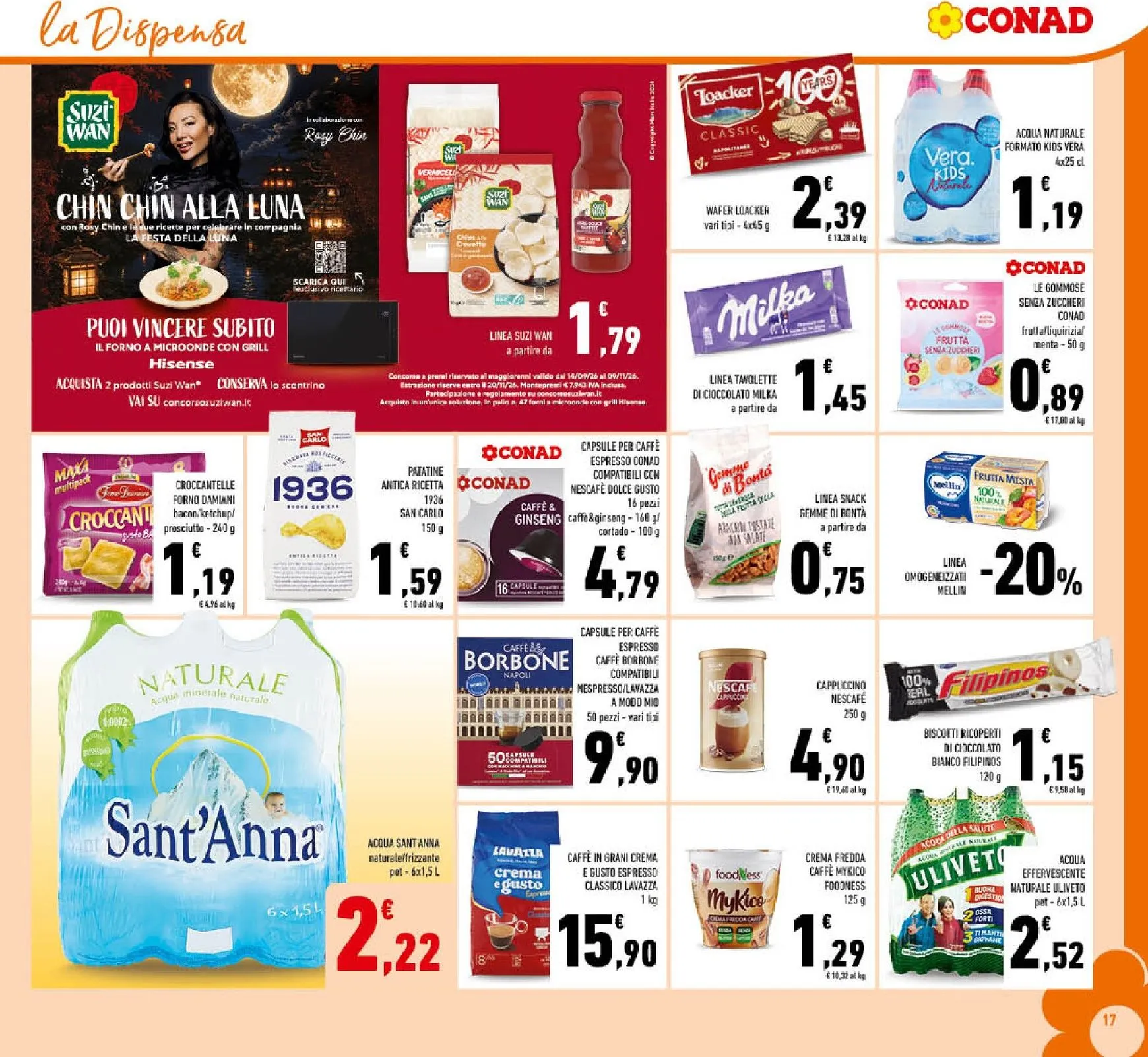 Volantino attuale di Conad valido dal mercoledì 23/09/2026 al domenica 04/10/2026 da 23 settembre a 4 ottobre di 2026 - Pagina del volantino 17