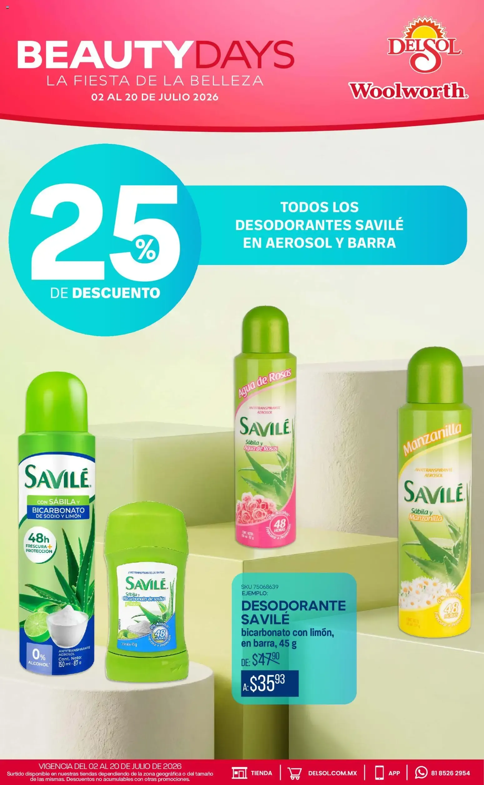 Catálogo de Del Sol y Woolworth katalog Beauty Days (02/07/2026 - 20/07/2026) - catálogo en línea 2 de julio al 20 de julio 2026 - Pagina 8