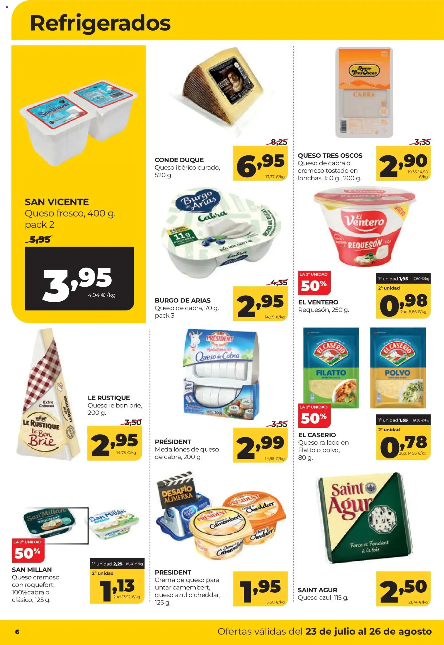 Catálogo de Alimerka folleto Asturias del 23/07/2026 | Catálogo 23 de julio al 26 de agosto 2026 - Página 6