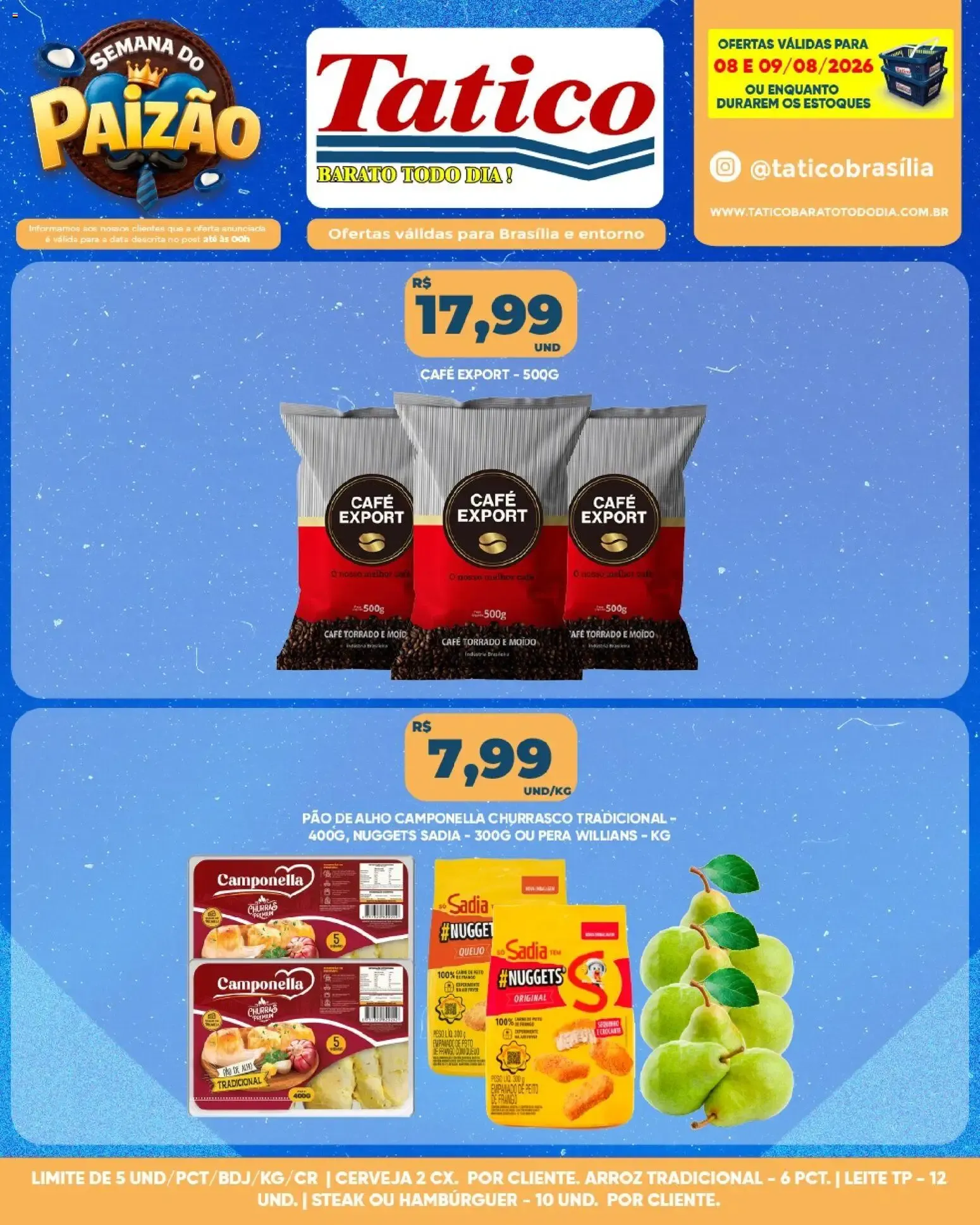 Encarte de Tatico ofertas Fim de Semana de 08/08/2026 | Promoções Online 8 de agosto até 9 de agosto 2026 - Pagina 7