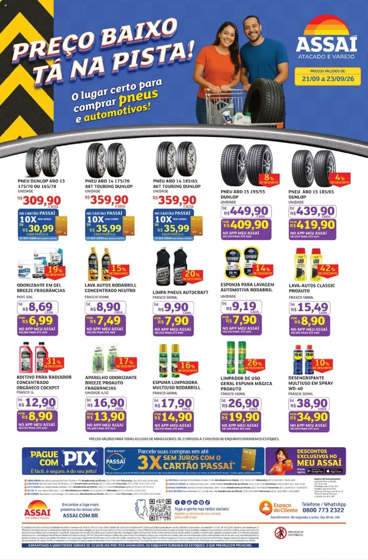 Encarte de Assaí Atacadista ofertas - MG de 21/09/2026 | Promoções Online 21 de setembro até 23 de setembro 2026 - Pagina 1