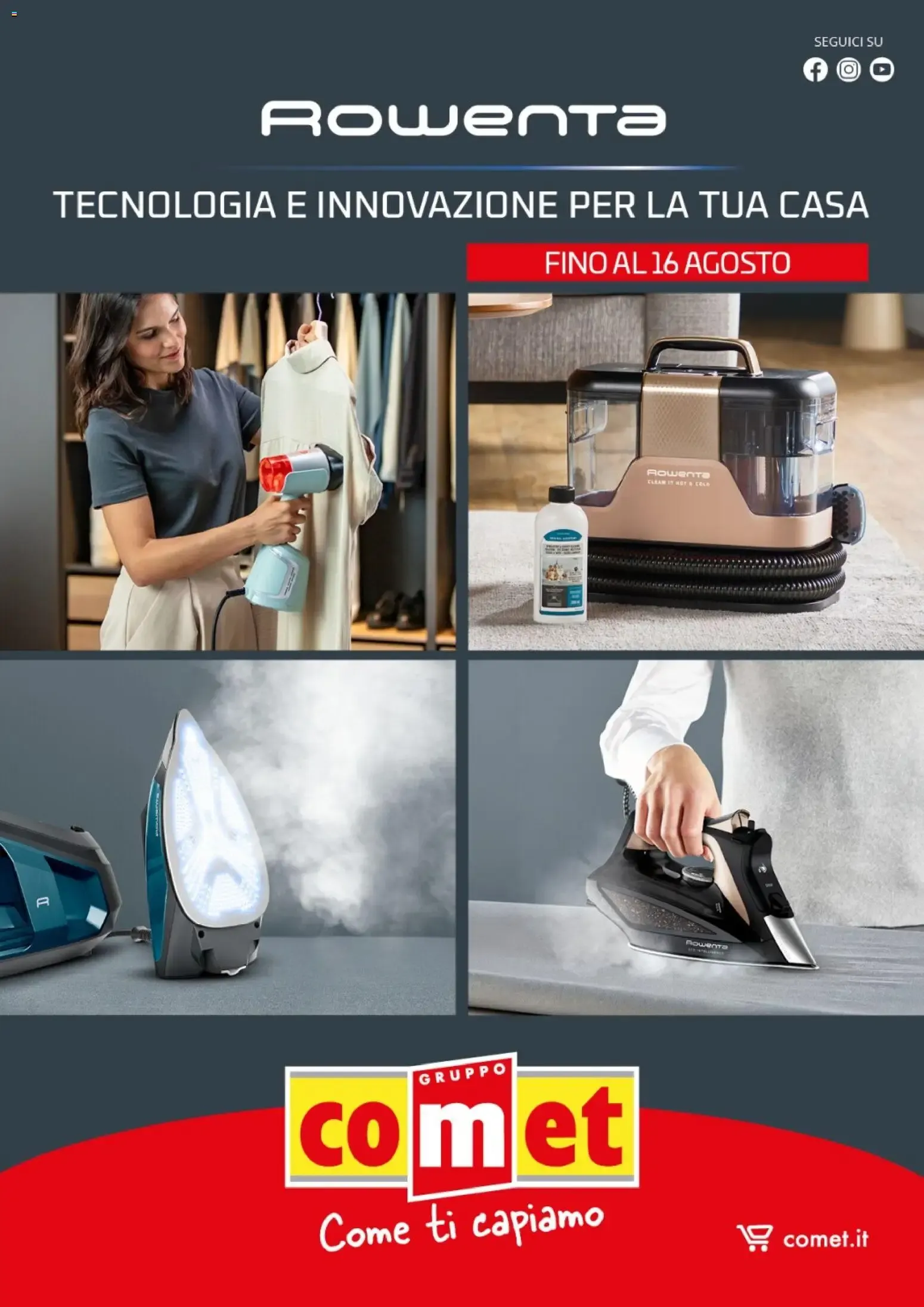 Nuovo Comet volantino Rowenta dal 13/07/2026 > offerte anteprima 🛍️ da 13 luglio a 16 agosto di 2026 - Pagina del volantino 1