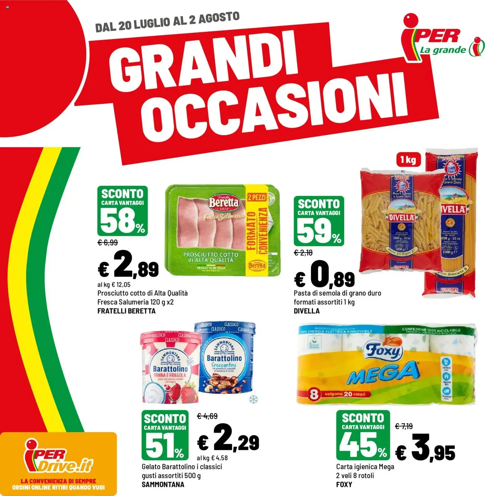 GRANDI OCCASIONI da 20 luglio a 2 agosto di 2026 - Pagina del volantino 1