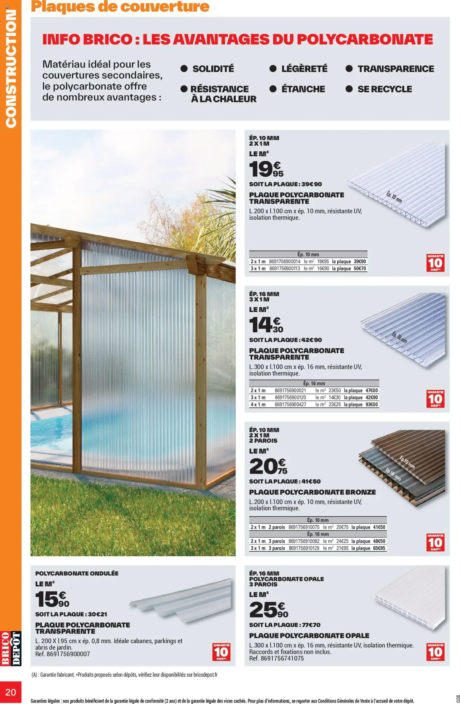 L'Officiel du Bricolage Été 2026 du 16 juin au 31 août 2026 - Catalogue page 20