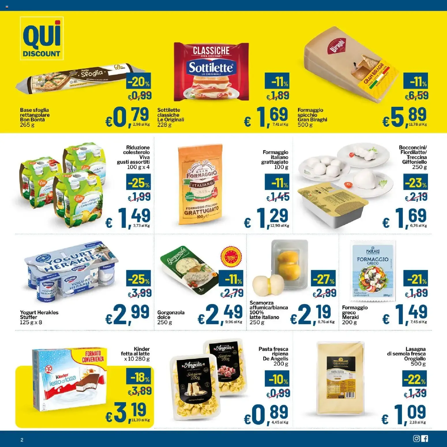 Qui Discount volantino dal 14/07/2026 - online Offerte da 14 luglio a 26 luglio di 2026 - Pagina del volantino 2