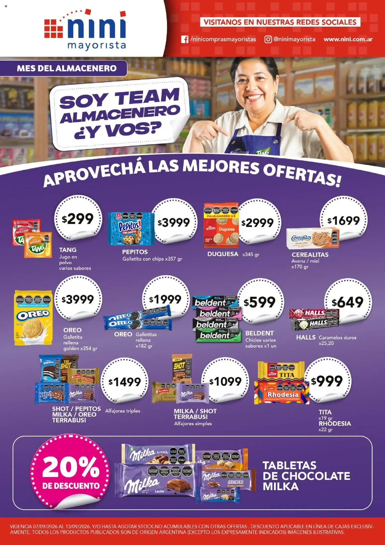 Ofertas de NINI Mayorista catálogo del 07/09/2026 - 13/09/2026 7 de septiembre al 13 de septiembre 2026 - Página 39 del catálogo