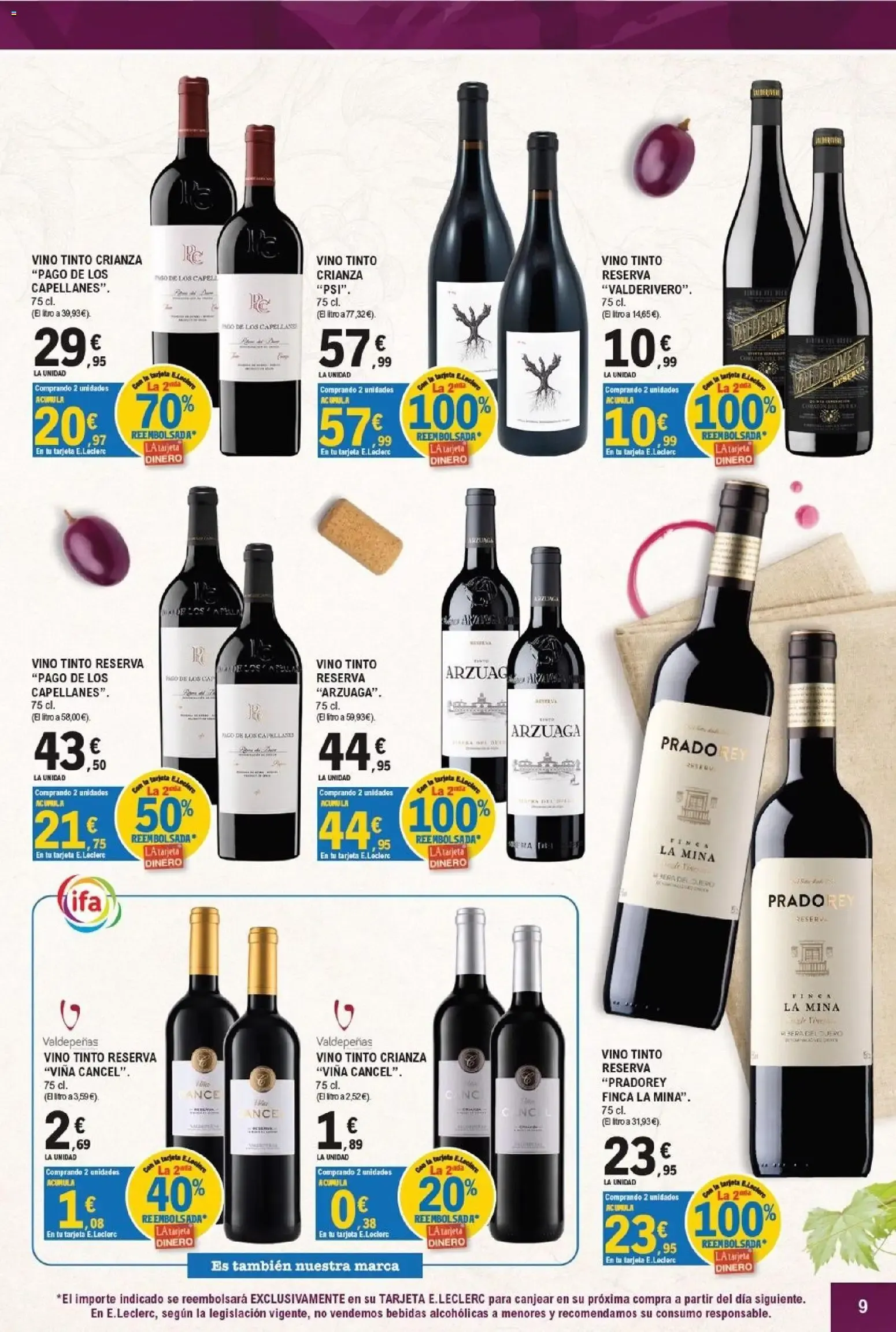 Catálogo de E.Leclerc - Feria del Vino 16 de septiembre al 4 de octubre 2026 - Página 9