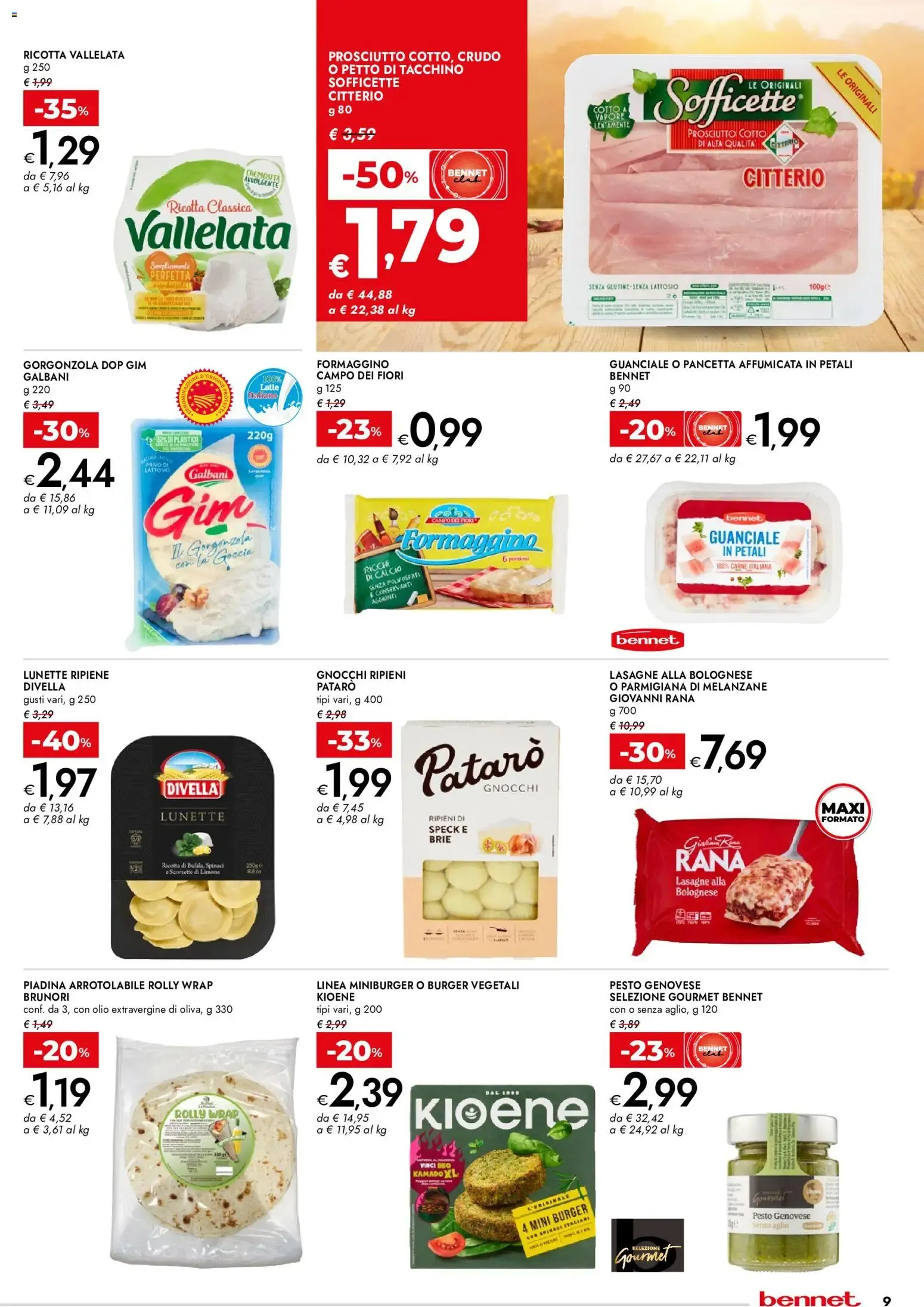 Nuovo bennet volantino L'autunno In Tavola dal 01/10/2026 > offerte anteprima 🛍️ da 1 ottobre a 14 ottobre di 2026 - Pagina del volantino 9