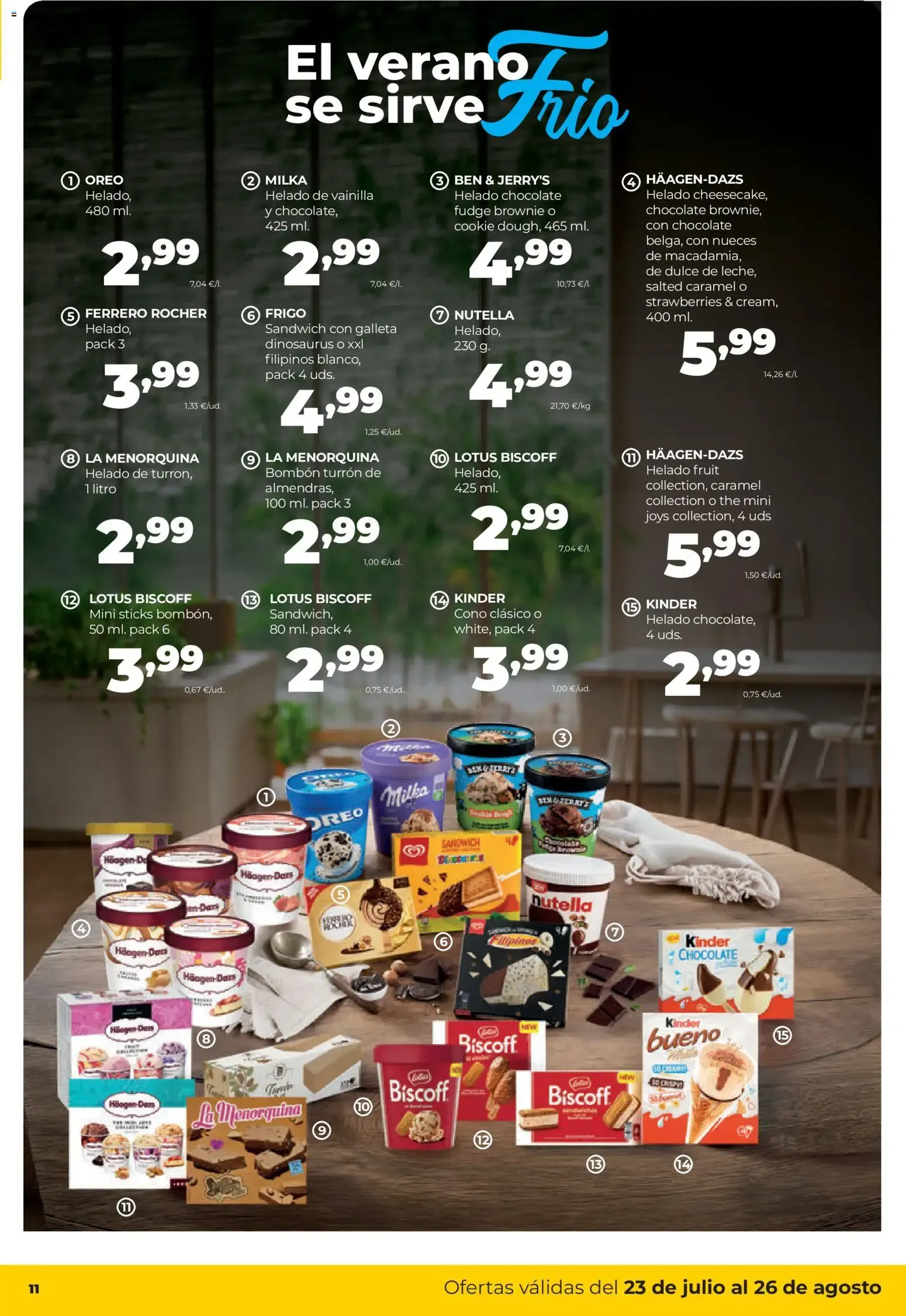 Catálogo de Alimerka folleto Asturias del 23/07/2026 | Catálogo 23 de julio al 26 de agosto 2026 - Página 11