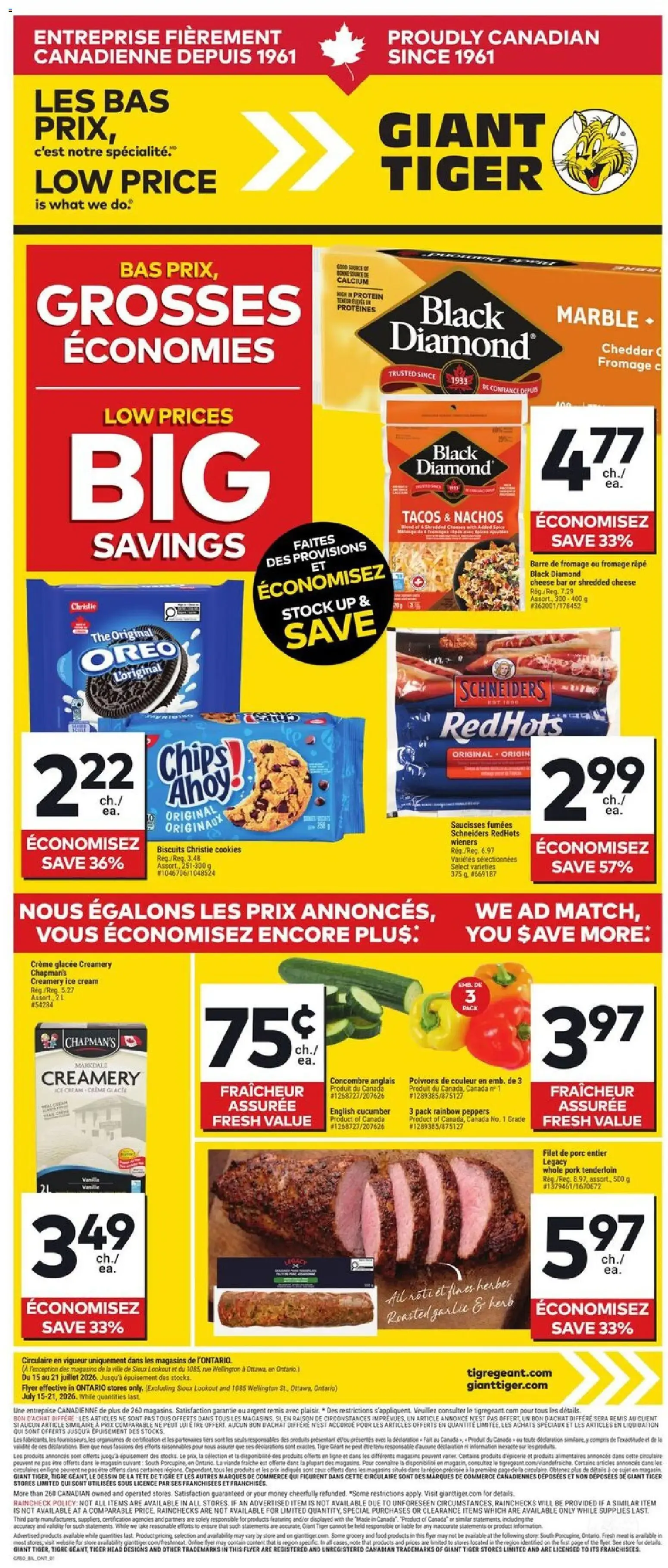 Giant Tiger Flyer | from Jul 15, 2026 | Weekly deals from July 15 to July 21 2026 - flyer page 1