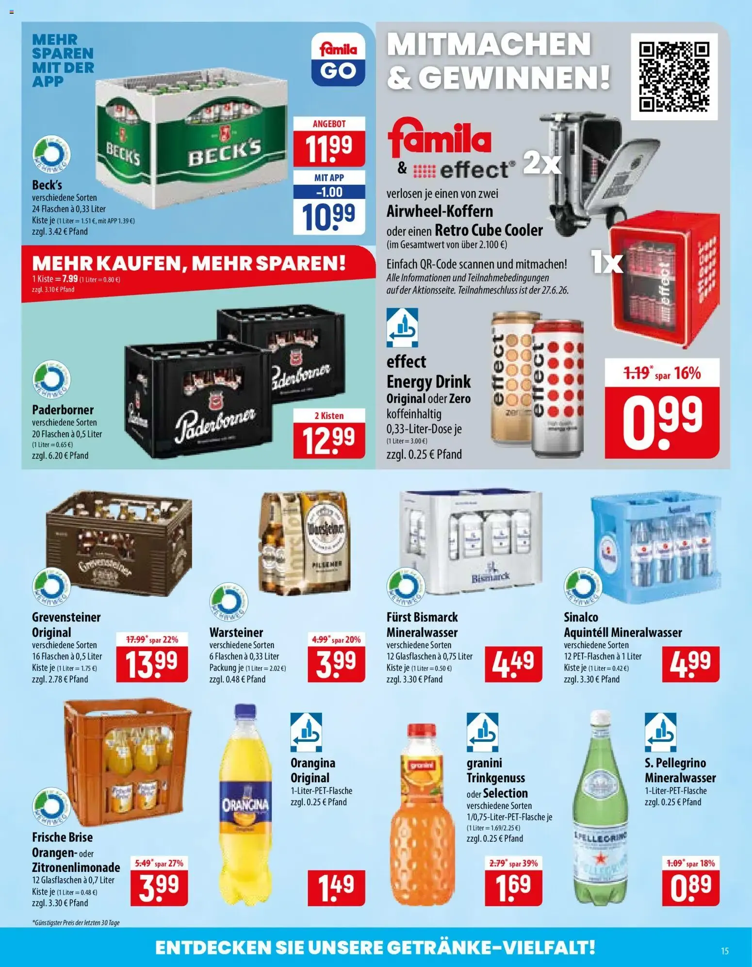 Famila Prospekt vom 15.06.2026 – Angebote online von 15. Juni bis 20. Juni 2026 - Prospekt seite 15